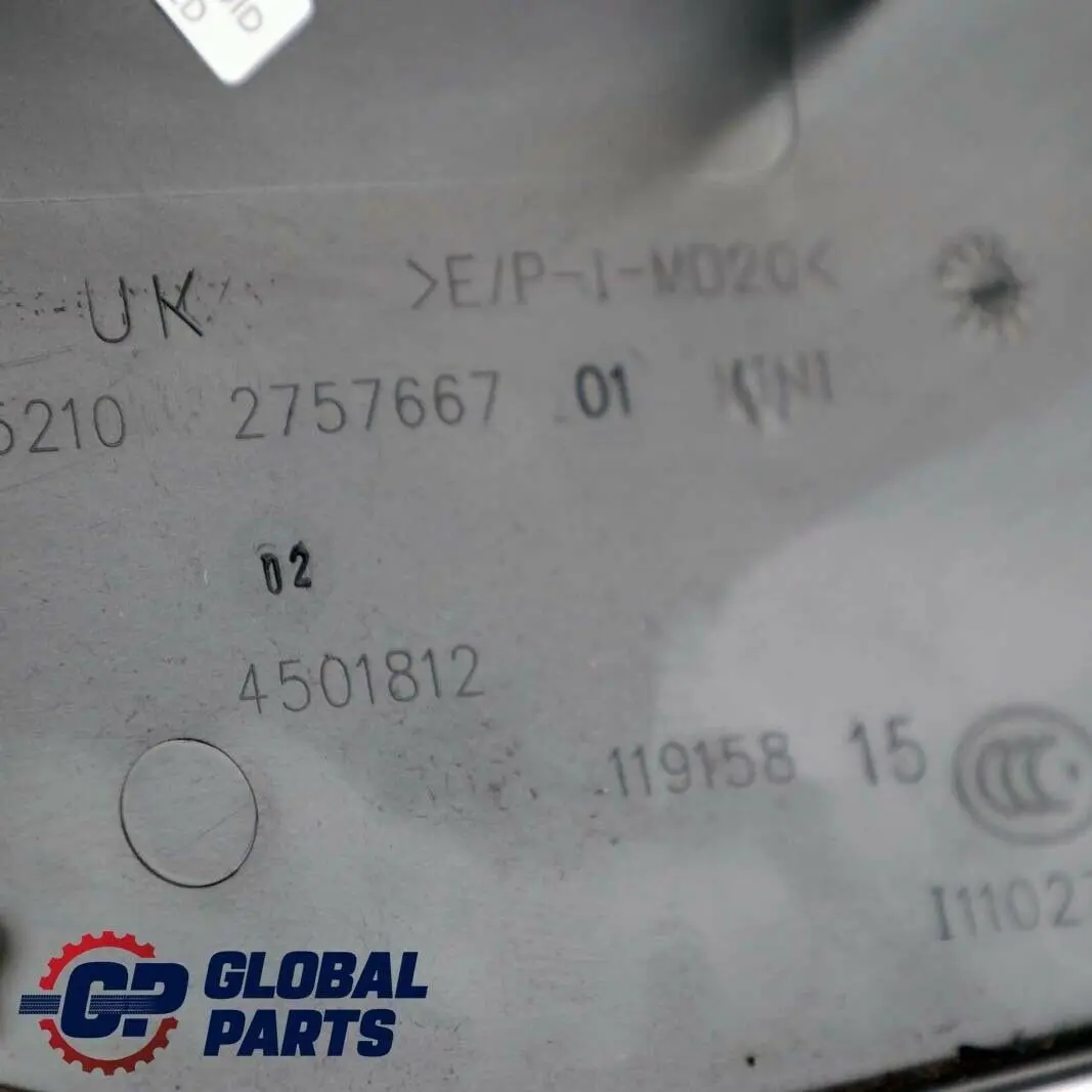 Mini R56 R57 Obudowa Listwa Osłona Fotela Lewy Przód Czarna 2757667 - SKU 2757643 - Numer Części 2757643