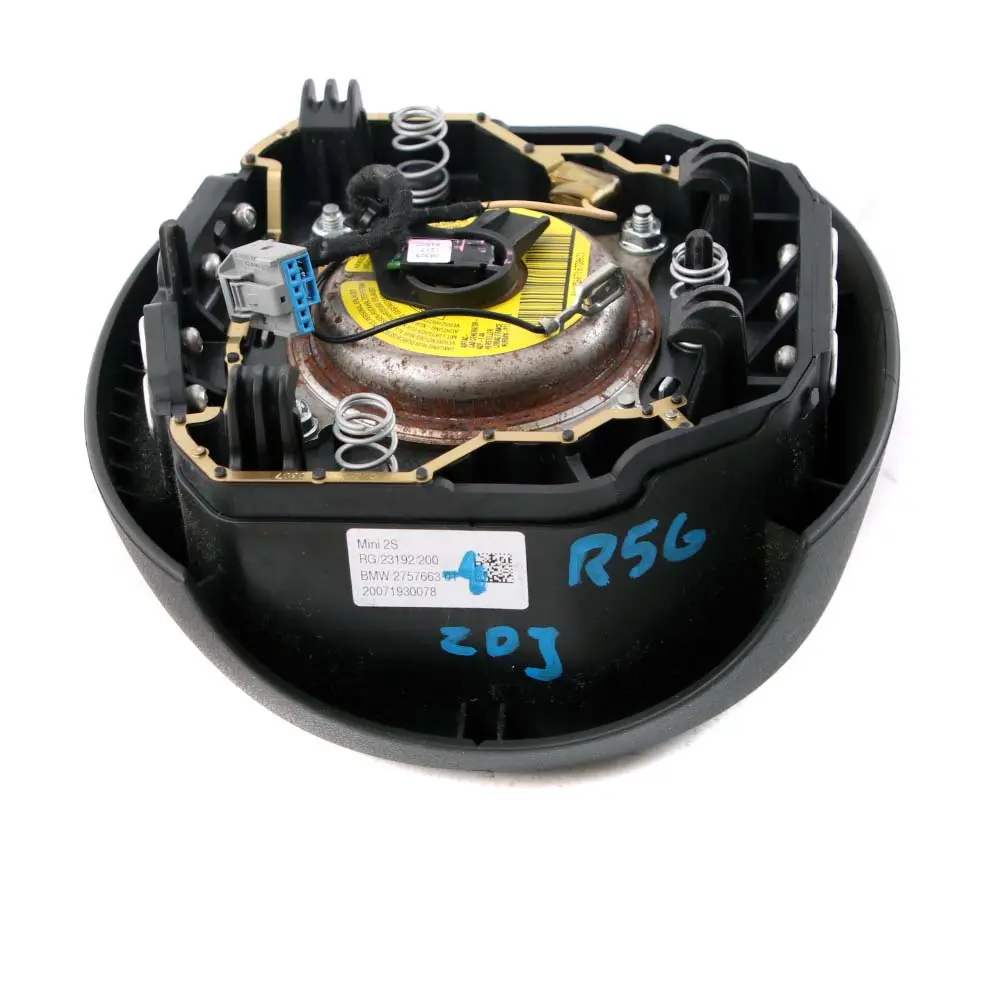 Steering Wheel Driver's Side Airbag Module to Mini Cooper One R55 R56 R57 with Part number 2757663 Mini Cooper One R55 R56 R57 Steering Wheel Driver's Side Airbag Module - SKU 2757663-4 - Part number 2757663