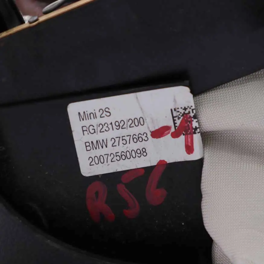Mini Cooper R55 R56 R57 Modulo Airbag lato guida del volante DANNEGGIATO - SKU 2757663-5 - Numero di parte 2757663