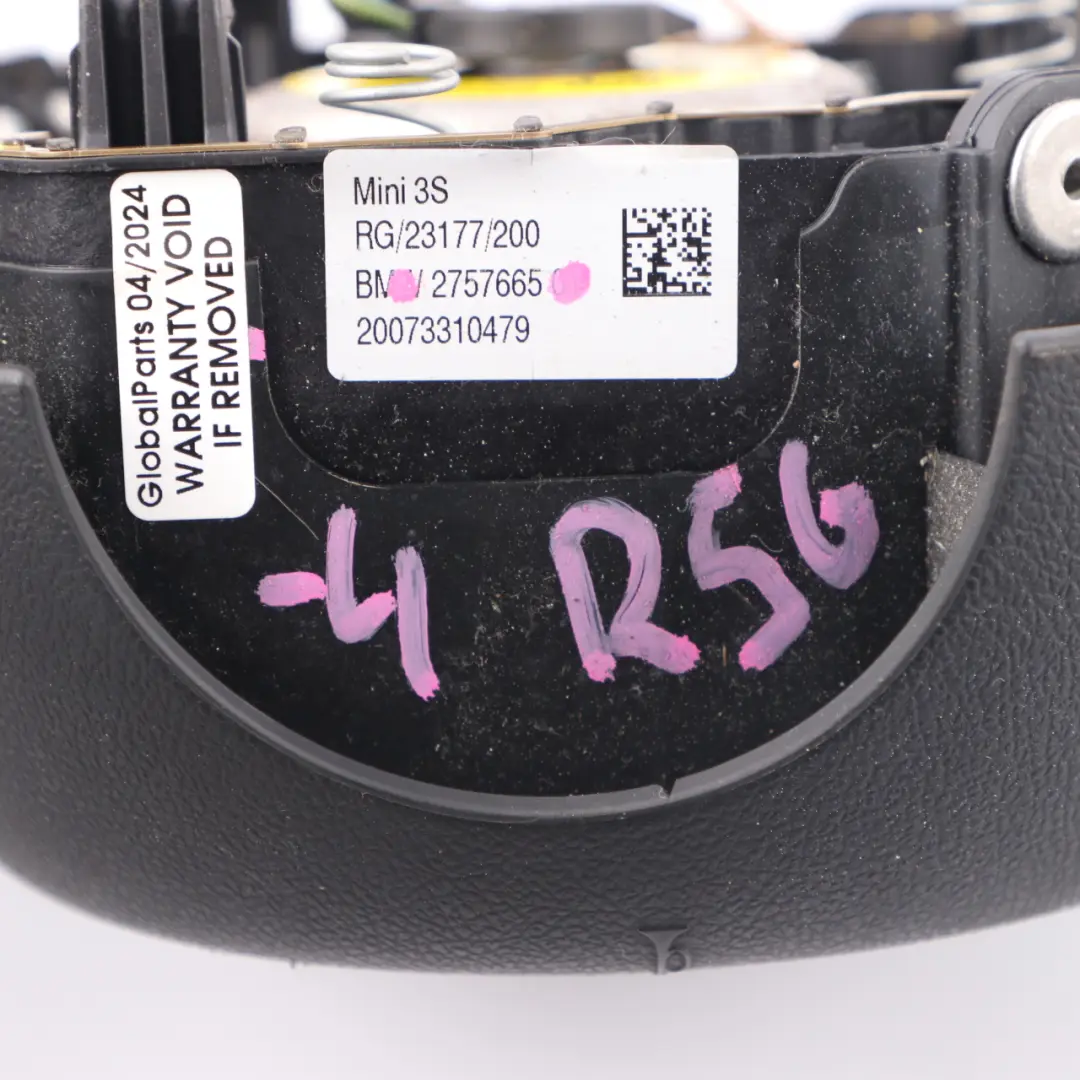 Three Spoke Steering Wheel Driver's Sport to Mini Cooper One R55 R56 with Part number 2757665 Mini Cooper One R55 R56 Three Spoke Steering Wheel Driver's Sport - SKU 2757665-4 - Part number 2757665