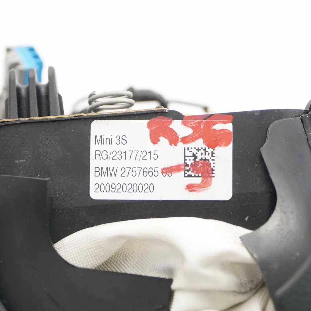 Poduszka Powietrzna WYSTRZELONA do Mini R56 o numerze 2757665 Mini R56 Poduszka Powietrzna WYSTRZELONA - SKU 2757665-9 - Numer Części 2757665