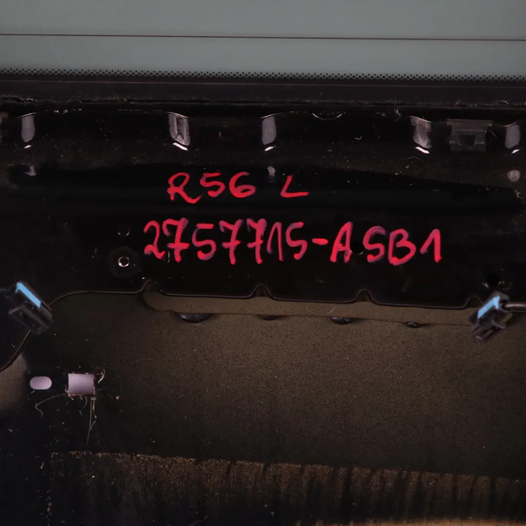 Boot Trunk Lid Left N/S Splitdoor Astro Black Metallic - A25 to Mini Clubman R55 with Part number 2757715 Mini Clubman R55 Boot Trunk Lid Left N/S Splitdoor Astro Black Metallic - A25 - SKU 2757715-ASB1 - Part number 2757715