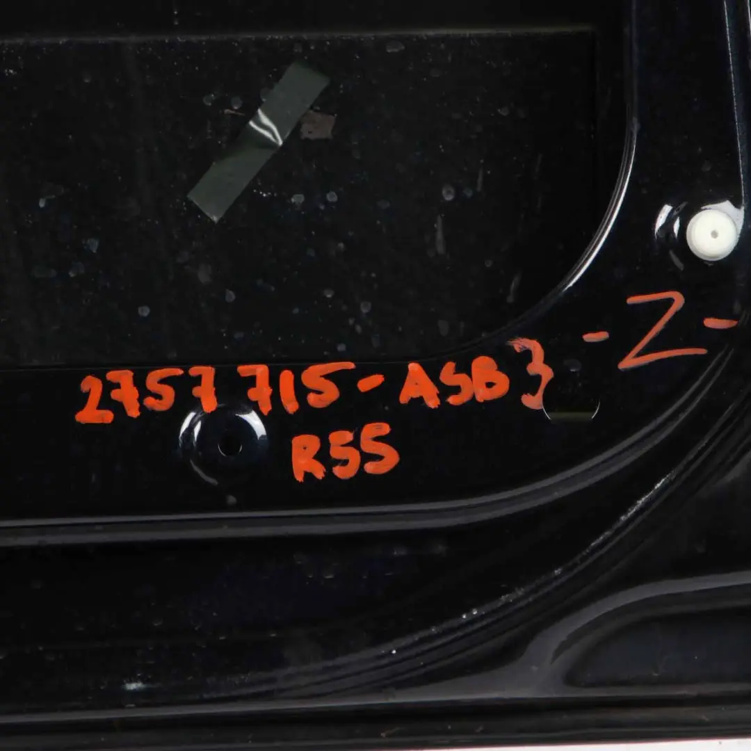 Boot Trunk Lid Left N/S Splitdoor Astro Black Metallic - A25 to Mini Clubman R55 with Part number 2757715 Mini Clubman R55 Boot Trunk Lid Left N/S Splitdoor Astro Black Metallic - A25 - SKU 2757715-ASB3 - Part number 2757715