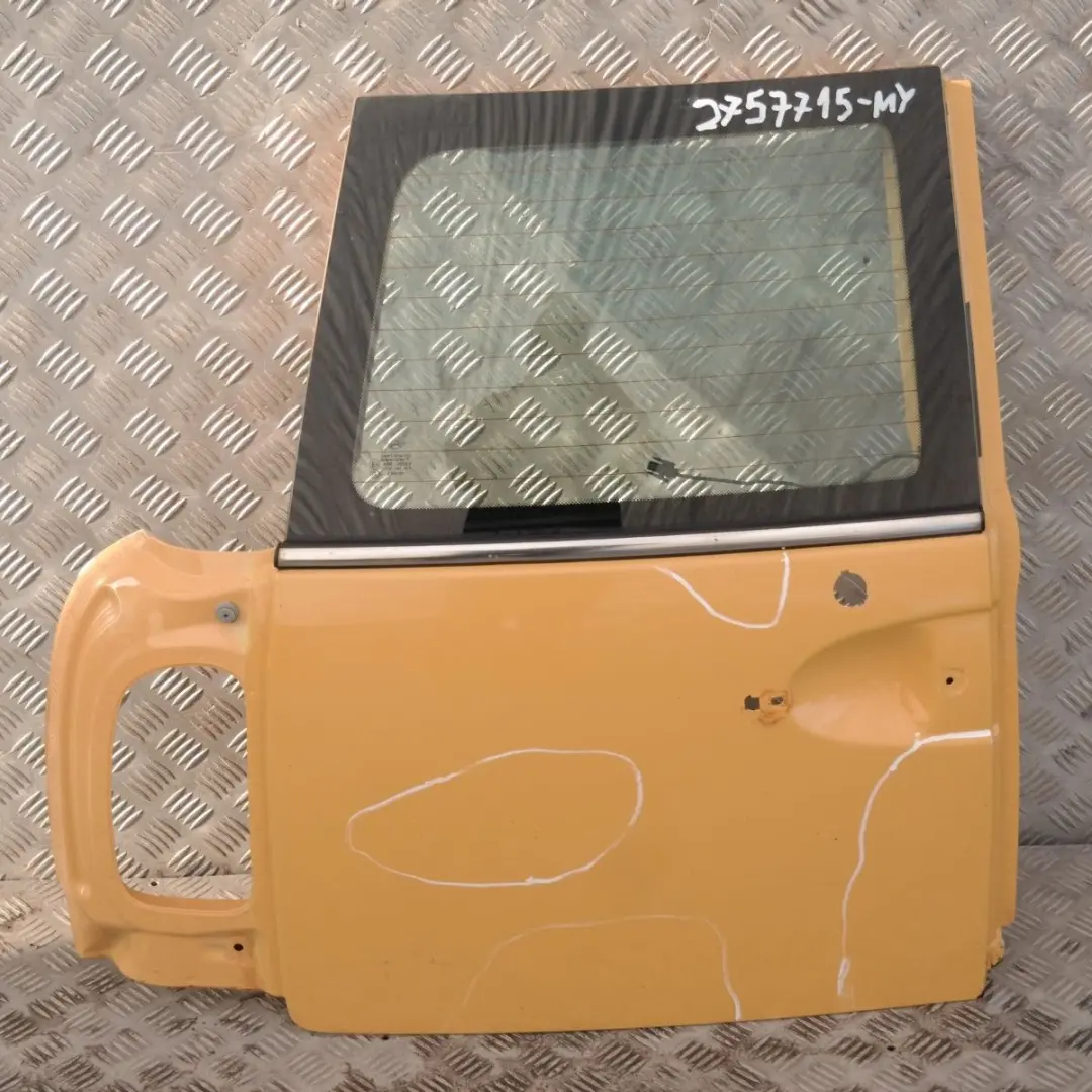 Tapa maletero Puerta Partida Izquierda Mellow Yellow para Mini Clubman R55 con número de pieza 2757715 Mini Clubman R55 Tapa maletero Puerta Partida Izquierda Mellow Yellow - SKU 2757715-MY - Número de pieza 2757715