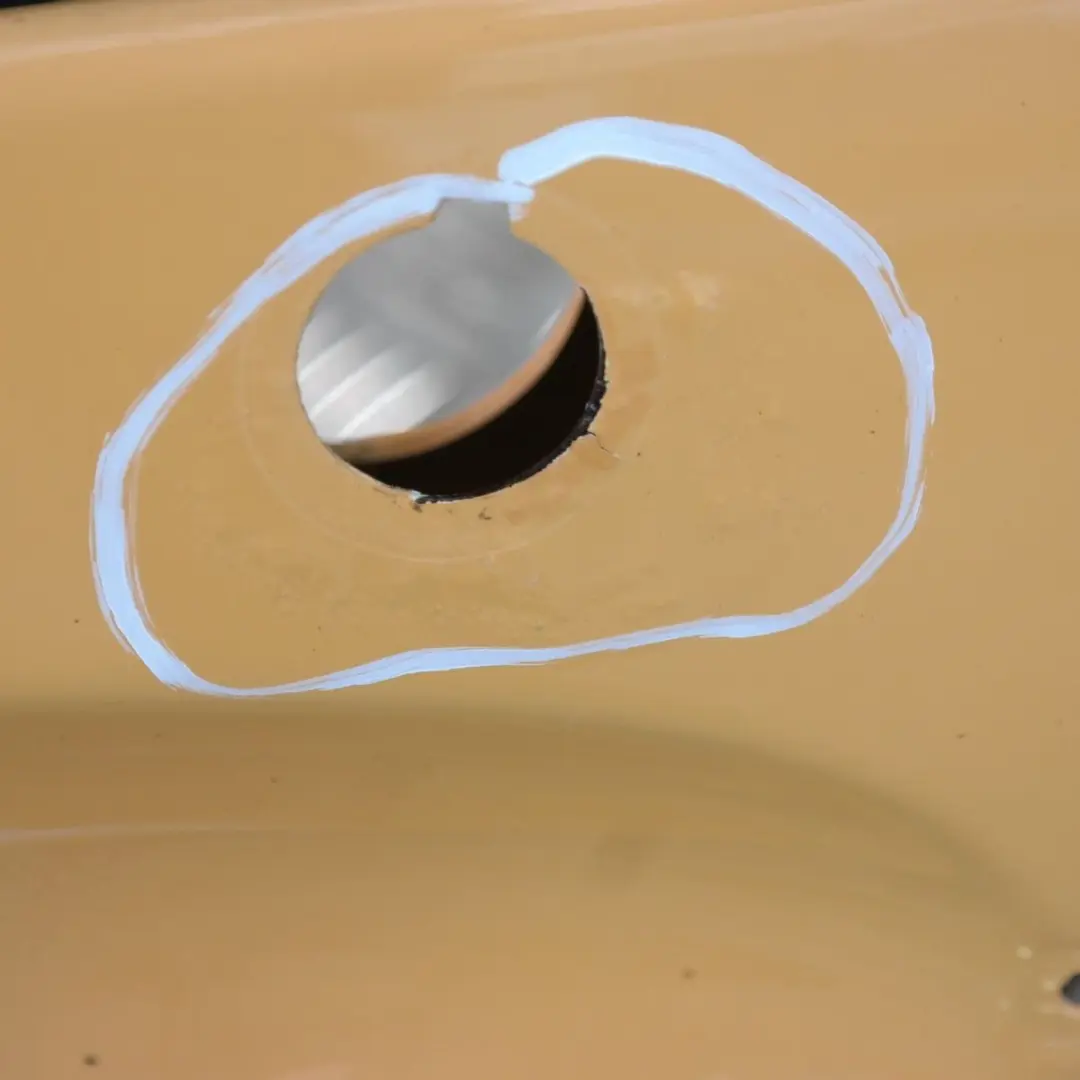 Heckklappe Splitdoor hinten rechts Mellow Yellow Gelb für Mini Clubman R55 mit Teilenummer 2757716 Mini Clubman R55 Heckklappe Splitdoor hinten rechts Mellow Yellow Gelb - SKU 2757716-MY - Teilenummer 2757716