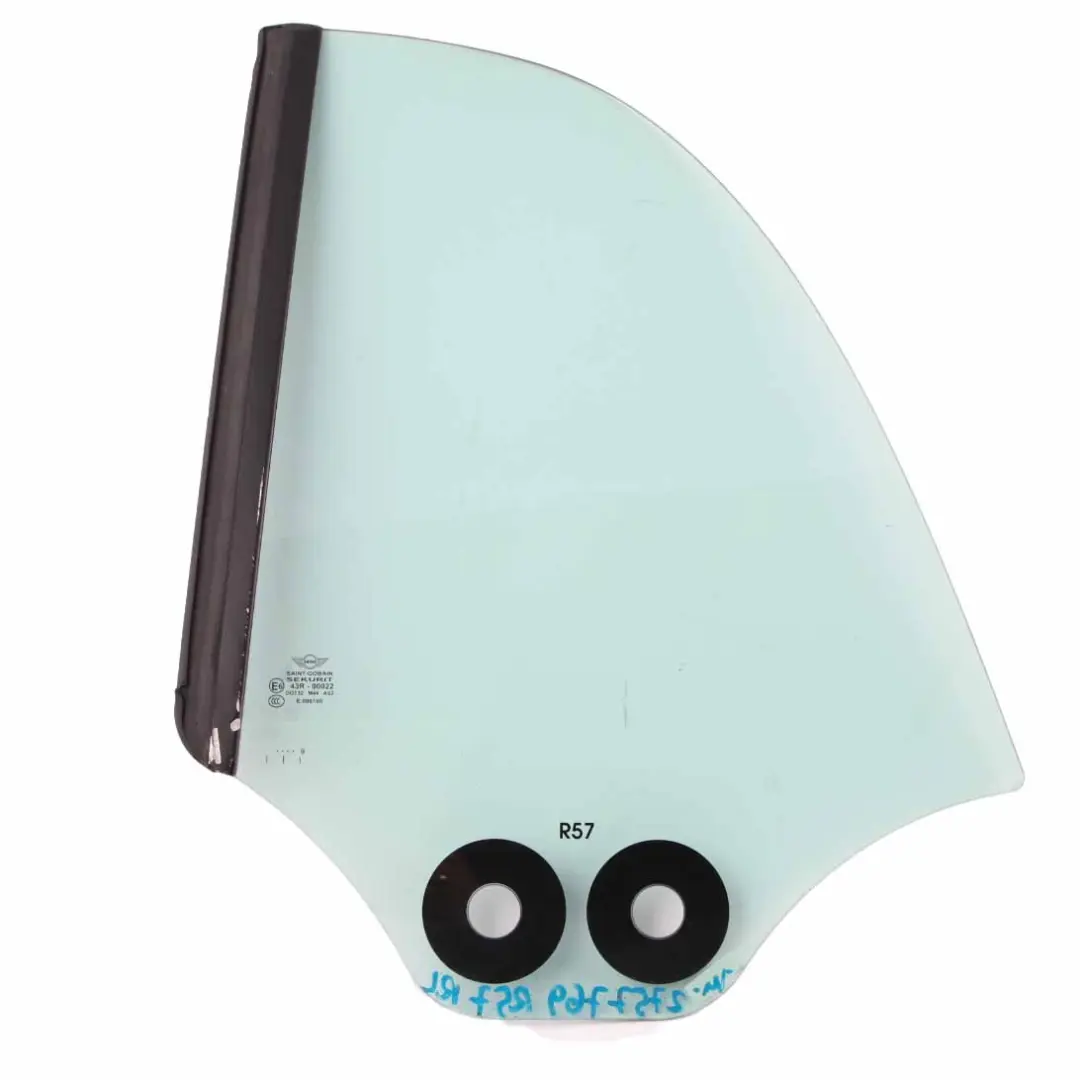 Descapotable Ventana Lateral Trasera Izquierda 5137 para Mini R57 con número de pieza 2757769 Mini R57 Descapotable Ventana Lateral Trasera Izquierda 5137 - SKU 2757769 - Número de pieza 2757769