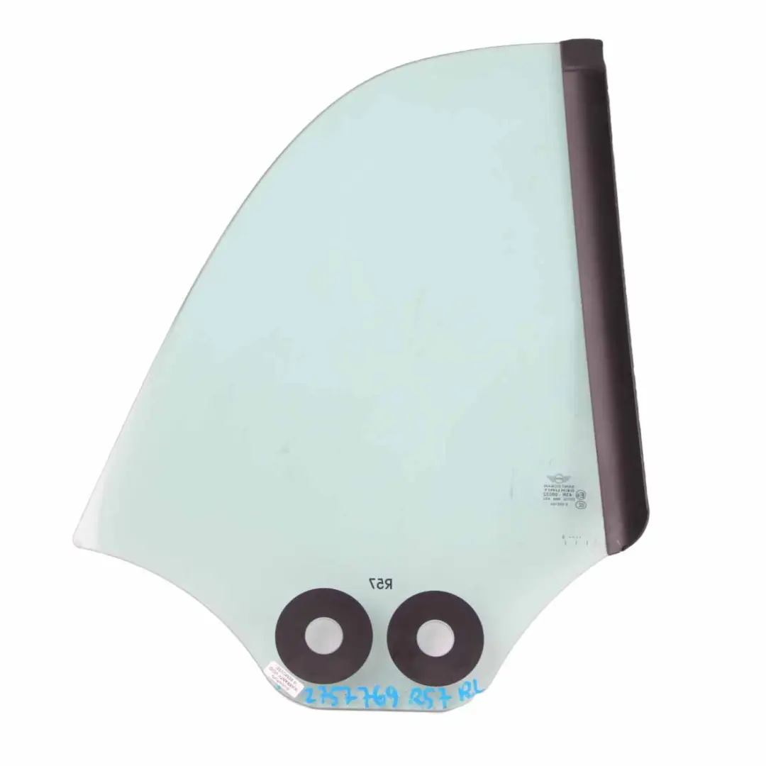 Descapotable Ventana Lateral Trasera Izquierda 5137 para Mini R57 con número de pieza 2757769 Mini R57 Descapotable Ventana Lateral Trasera Izquierda 5137 - SKU 2757769 - Número de pieza 2757769