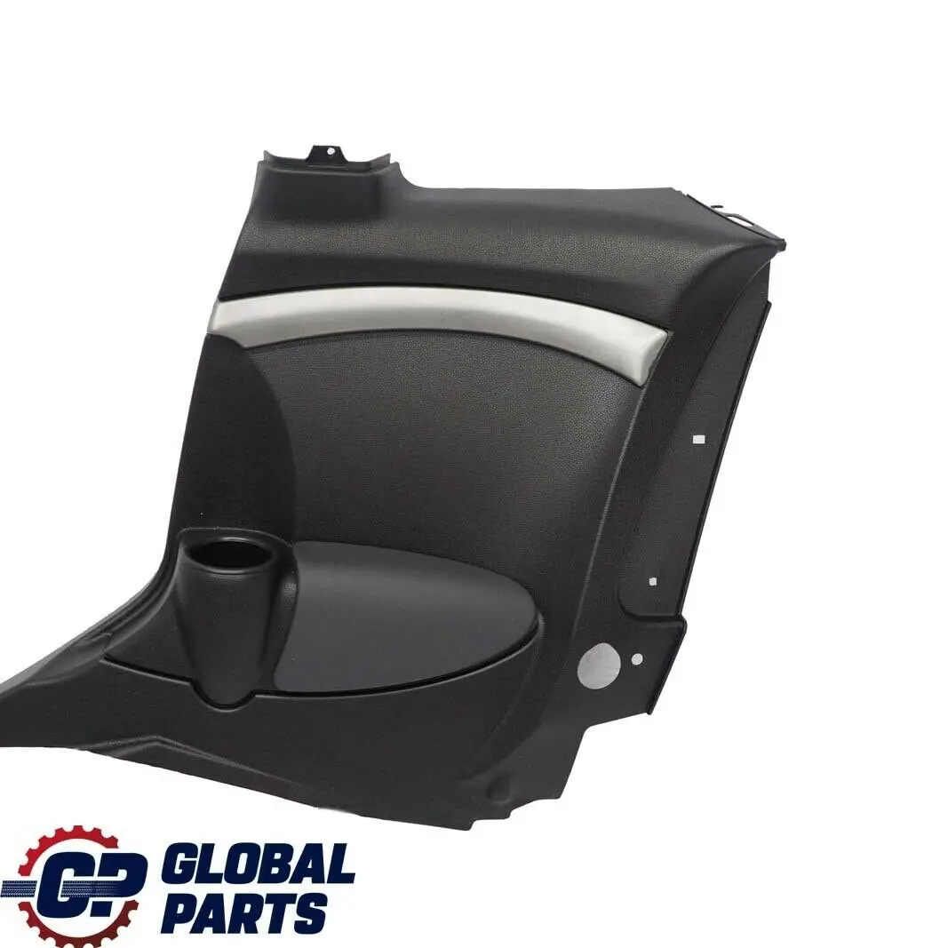 MINI Clubman R55 Lateral Side Trim Panel Rear Right O/S Carbon Black / Silver - SKU 2757836-1 - Part number 2757836