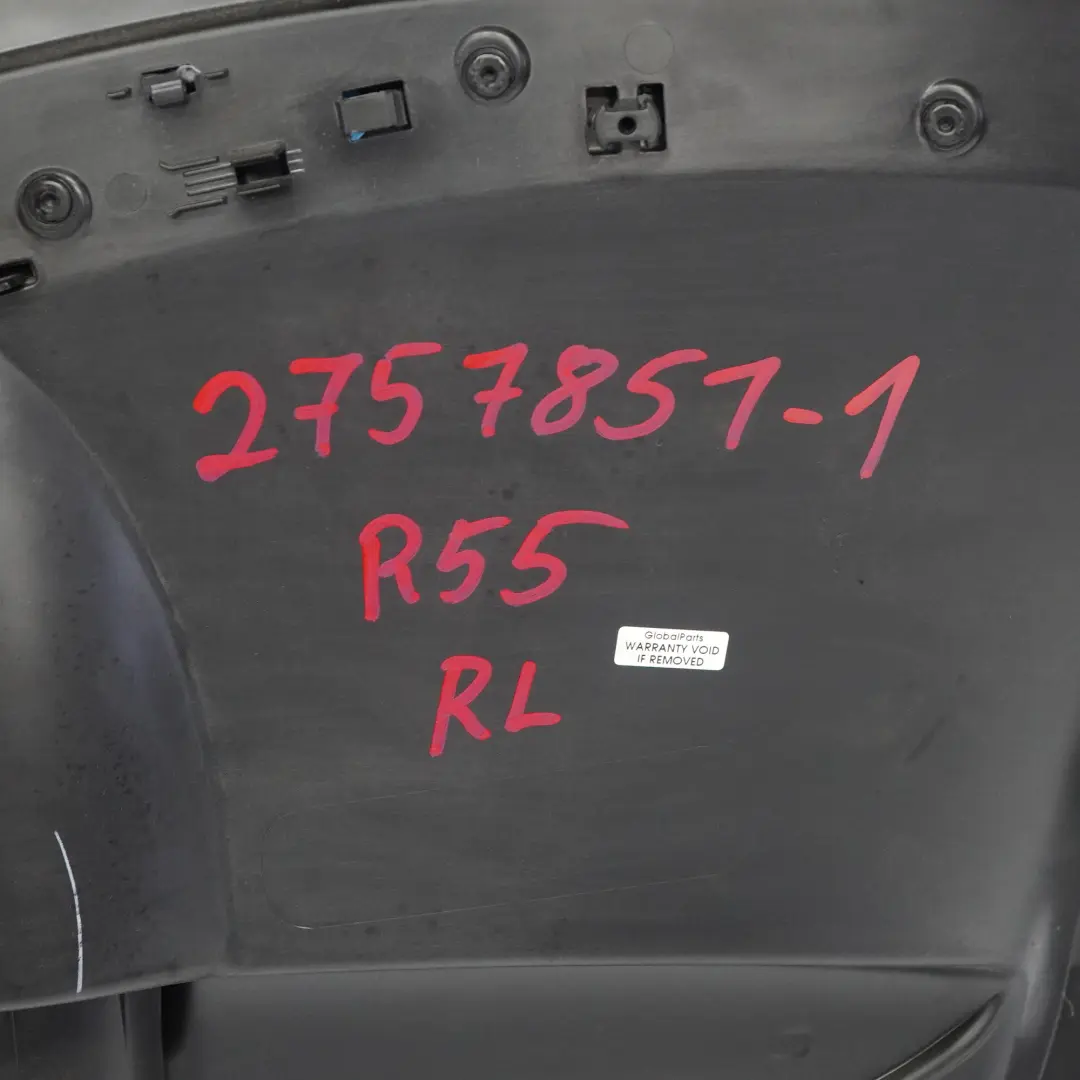 Seitenverkleidung 2-Sitzer Hinten Links Carbon Black für Mini Clubman R55 mit Teilenummer 2757851 Mini Clubman R55 Seitenverkleidung 2-Sitzer Hinten Links Carbon Black - SKU 2757851-2 - Teilenummer 2757851