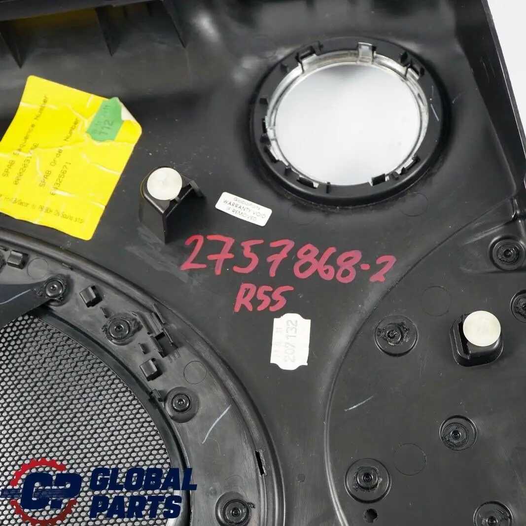 Clubdoor Lateral Side Trim Panel Carbon Piano Black to BMW Mini Clubman R55 with Part number 2757868 BMW Mini Clubman R55 Clubdoor Lateral Side Trim Panel Carbon Piano Black - SKU 2757868-2 - Part number 2757868