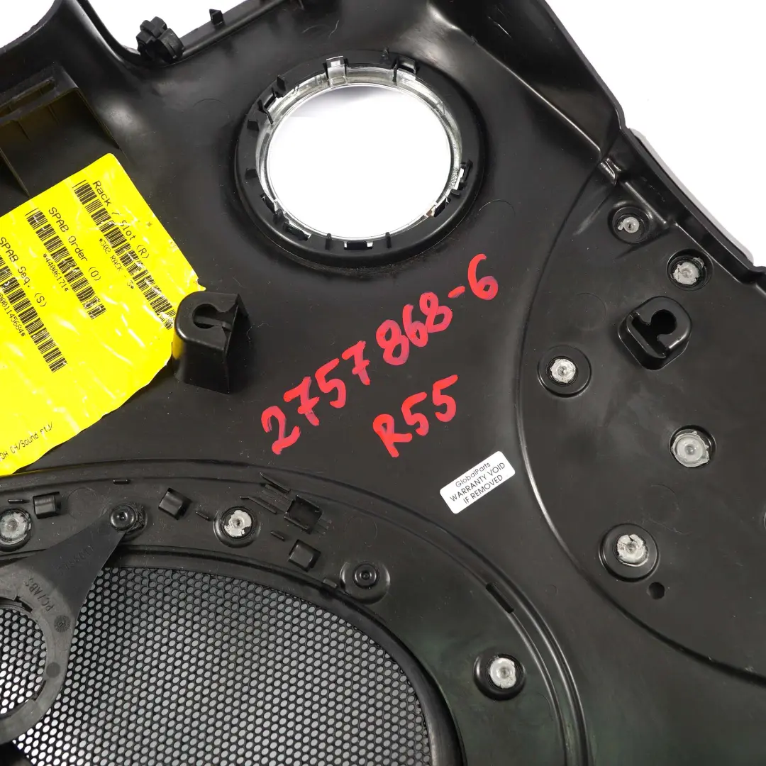 Mini R55 Clubdor Tapicerka Boczek Drzwi Tył Tylna - SKU 2757868-6 - Numer Części 2757868