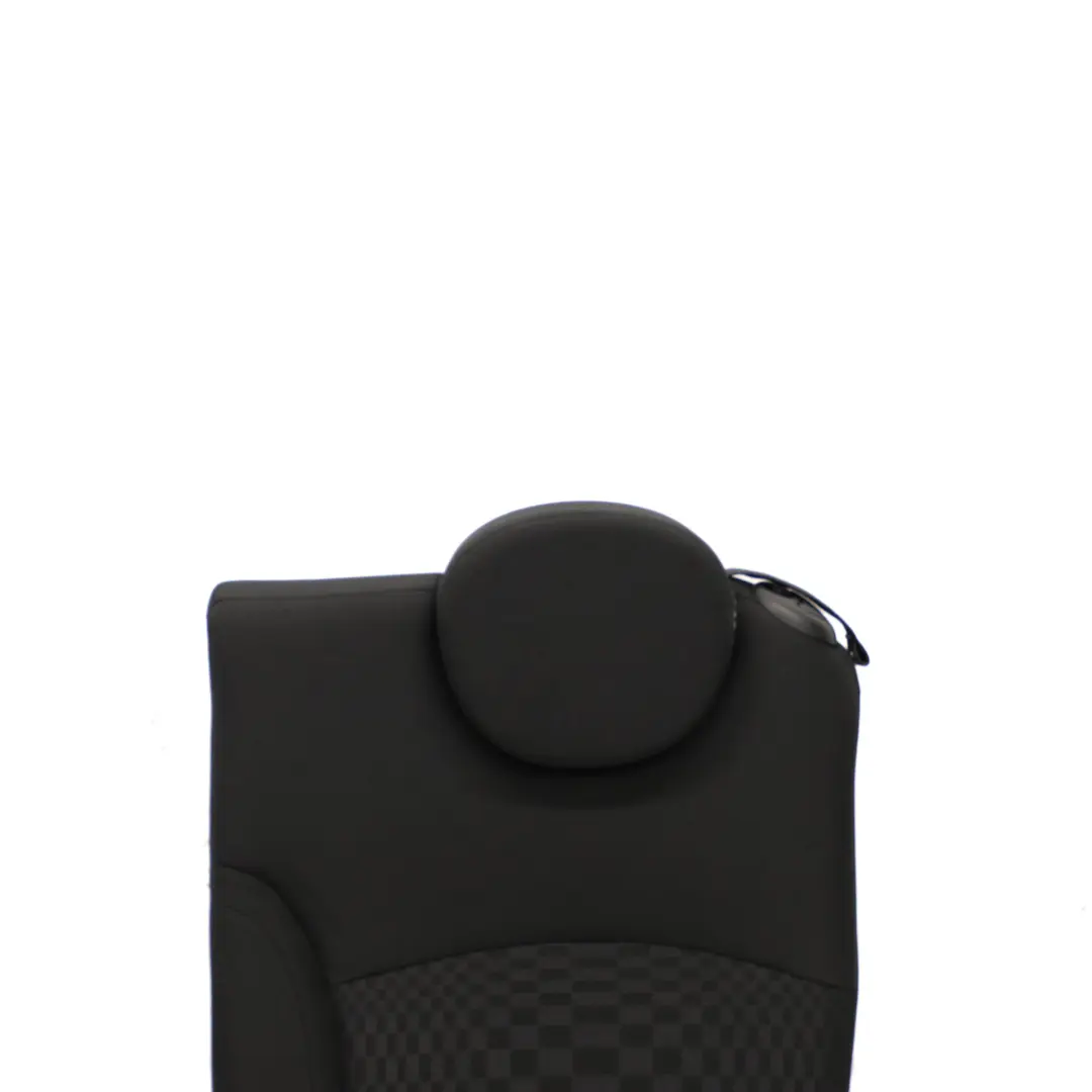 Respaldo Asiento Trasero Izquierdo Tela cuadros Negro Carbono para Mini R57 Cooper S con número de pieza 2757891 Mini R57 Cooper S Respaldo Asiento Trasero Izquierdo Tela cuadros Negro Carbono - SKU 2757891 - Número de pieza 2757891