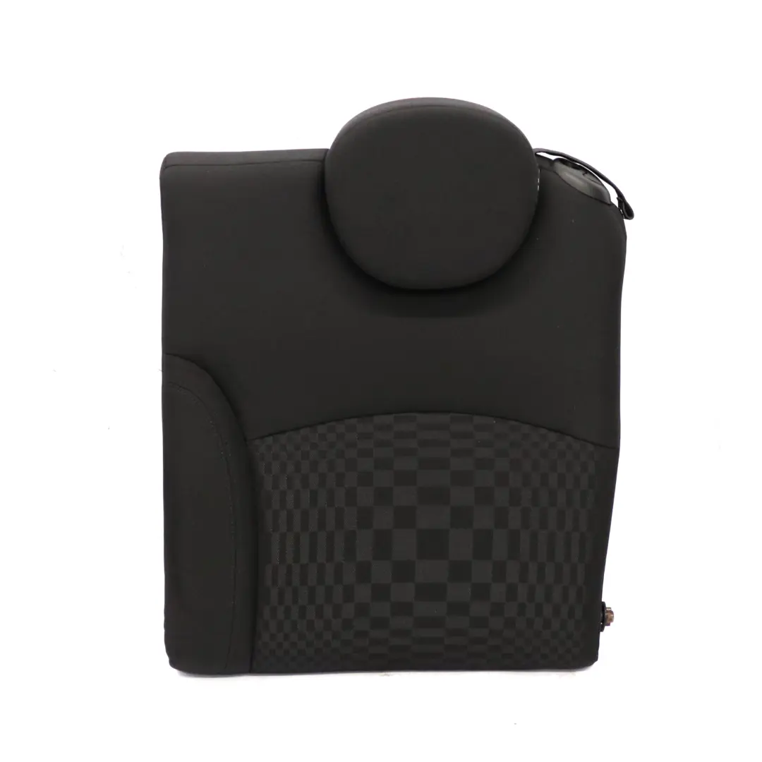 Respaldo Asiento Trasero Izquierdo Tela cuadros Negro Carbono para Mini R57 Cooper S con número de pieza 2757891 Mini R57 Cooper S Respaldo Asiento Trasero Izquierdo Tela cuadros Negro Carbono - SKU 2757891 - Número de pieza 2757891