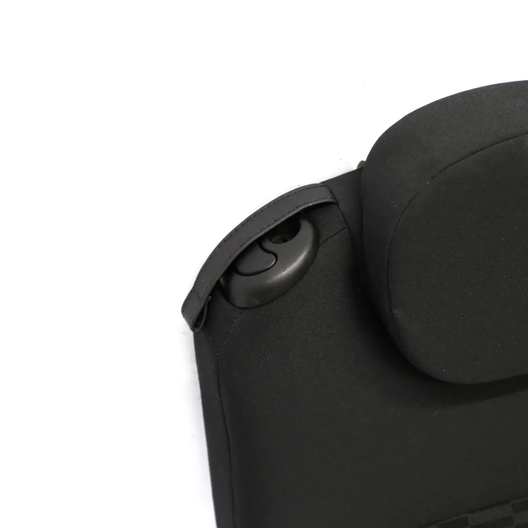 Asiento Trasero Derecho Tela Respaldo A cuadros Carbono Negro para Mini R57 Cooper S con número de pieza 2757892 Mini R57 Cooper S Asiento Trasero Derecho Tela Respaldo A cuadros Carbono Negro - SKU 2757892 - Número de pieza 2757892