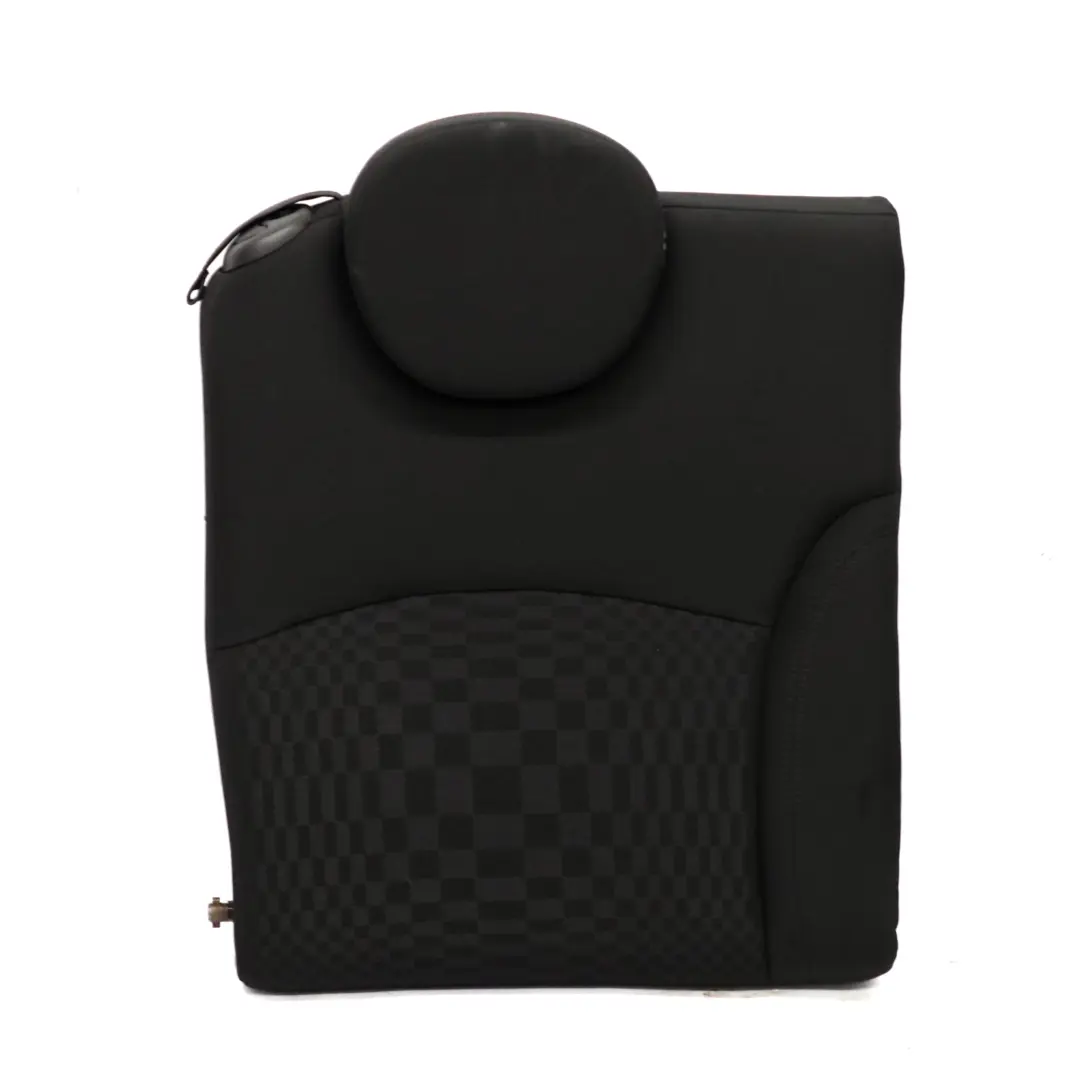 Right Seat O/S Cloth Backrest Chequered Carbon Black to Mini R57 Cooper S Rear with Part number 2757892 Mini R57 Cooper S Rear Right Seat O/S Cloth Backrest Chequered Carbon Black - SKU 2757892 - Part number 2757892