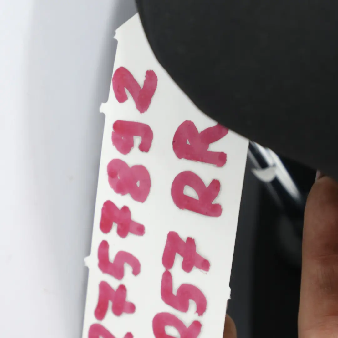 Right Seat O/S Cloth Backrest Chequered Carbon Black to Mini R57 Cooper S Rear with Part number 2757892 Mini R57 Cooper S Rear Right Seat O/S Cloth Backrest Chequered Carbon Black - SKU 2757892 - Part number 2757892