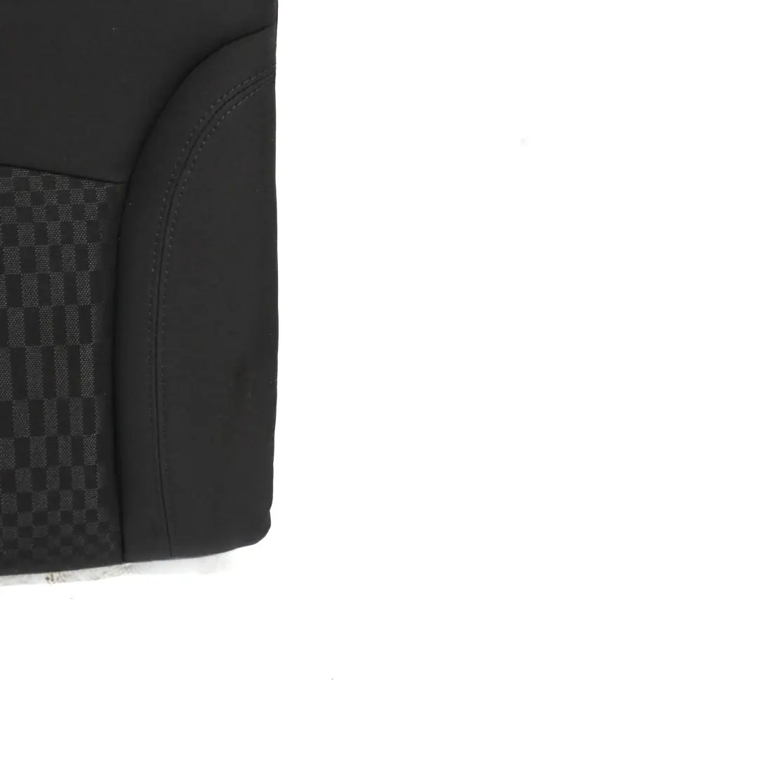 Mini R57 Cooper S Rear Right Seat O/S Cloth Backrest Chequered Carbon Black - SKU 2757892 - Part number 2757892