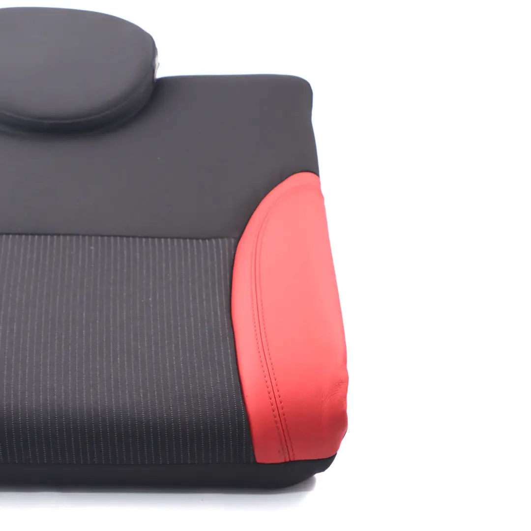 Respaldo Asiento Trasero Derecho Tela Cuero Ray Rooster Rojo para Mini Cabrio R57 LCI con número de pieza 2757900 Mini Cabrio R57 LCI Respaldo Asiento Trasero Derecho Tela Cuero Ray Rooster Rojo - SKU 2757900 - Número de pieza 2757900