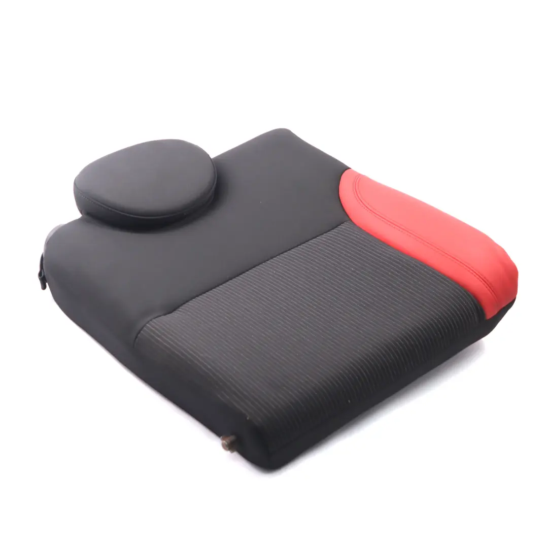 Respaldo Asiento Trasero Derecho Tela Cuero Ray Rooster Rojo para Mini Cabrio R57 LCI con número de pieza 2757900 Mini Cabrio R57 LCI Respaldo Asiento Trasero Derecho Tela Cuero Ray Rooster Rojo - SKU 2757900 - Número de pieza 2757900