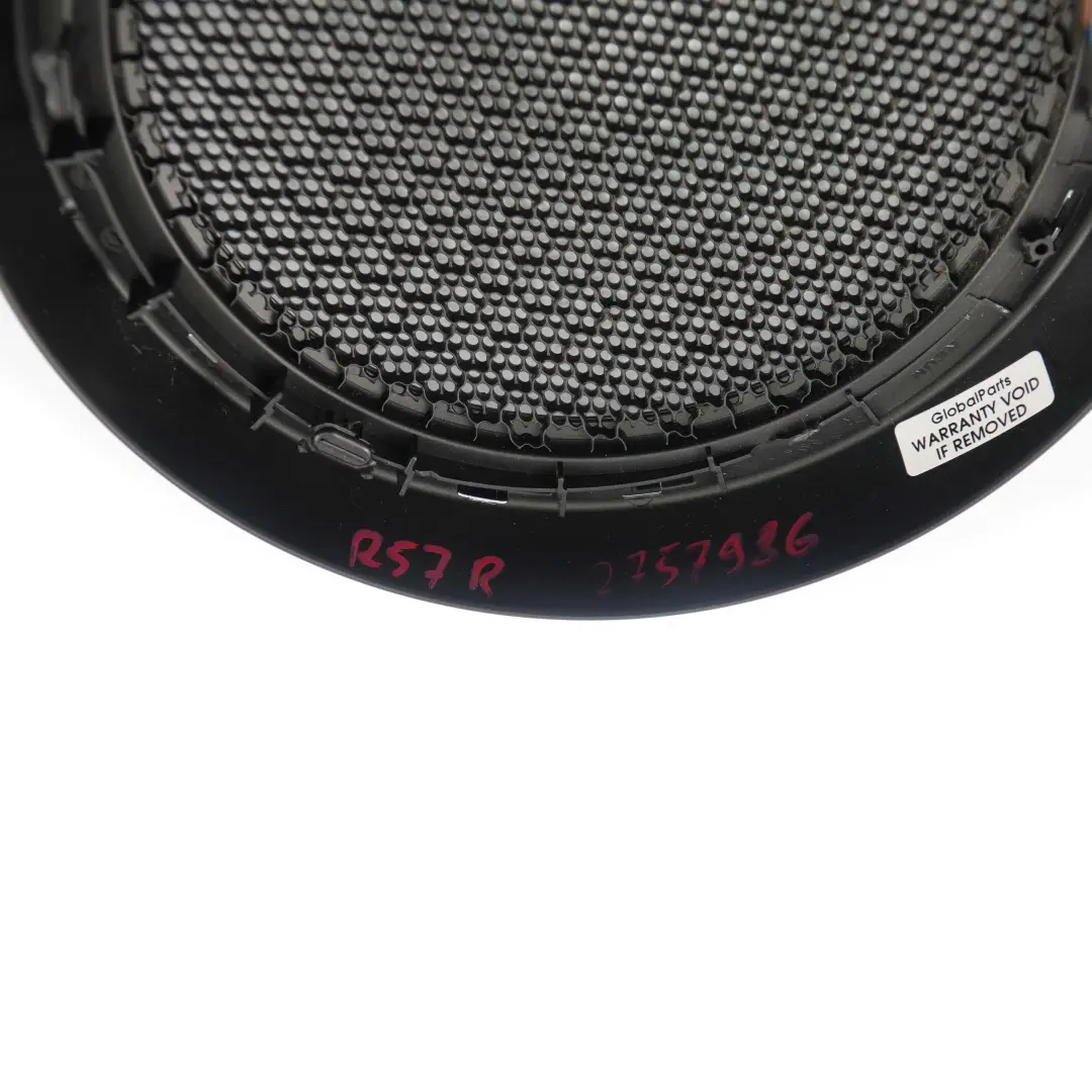 Mini R57 Front Right Door O/S Lower Woofer Speaker Cover Chrome Ambient Light - SKU 2757986 - Part number 2757986