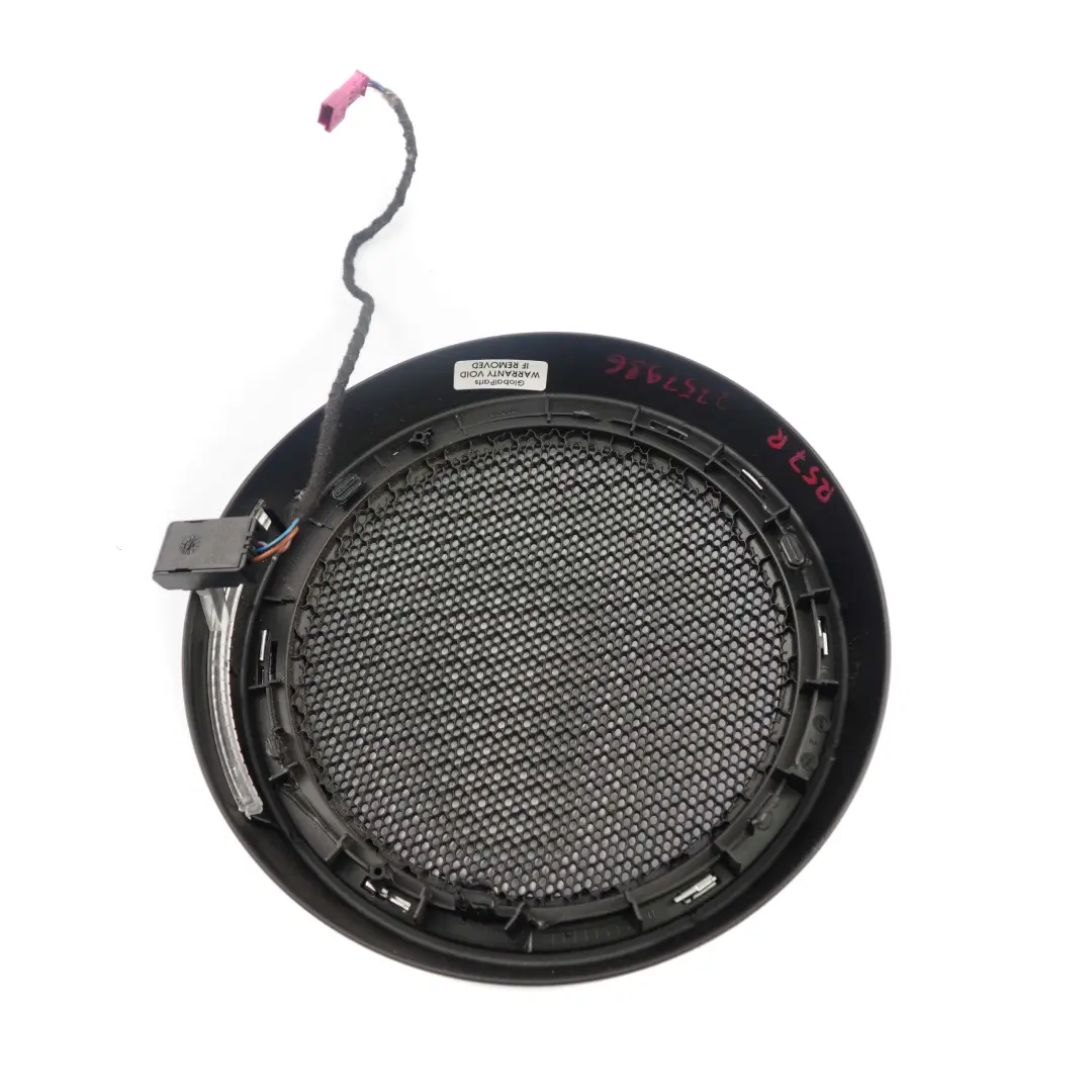 Mini R57 Front Right Door O/S Lower Woofer Speaker Cover Chrome Ambient Light - SKU 2757986 - Part number 2757986
