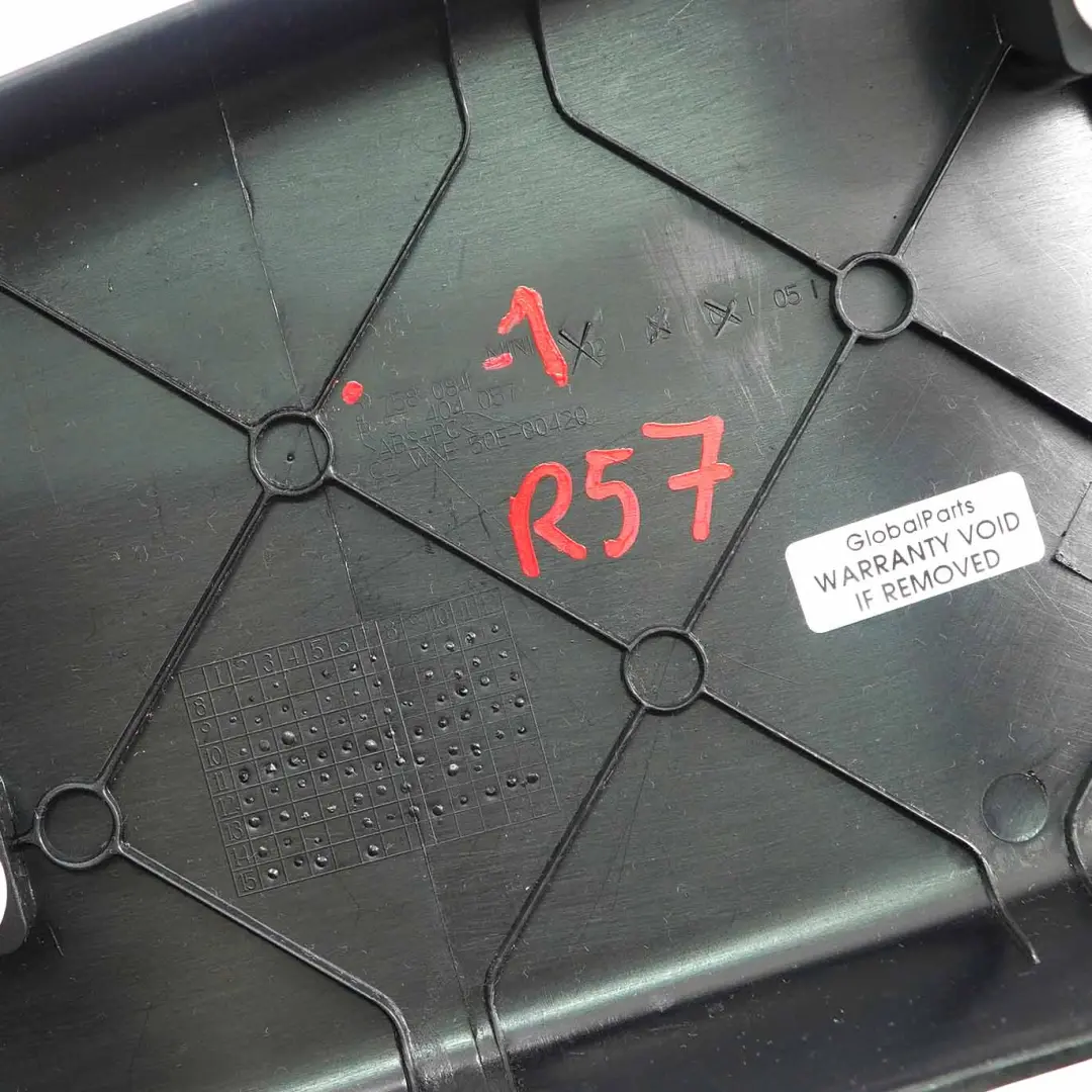 Folding Top Roof Box Tray Rear Trim Panel Casing to Mini Cabrio R57 with Part number 2758084 Mini Cabrio R57 Folding Top Roof Box Tray Rear Trim Panel Casing - SKU 2758084-1 - Part number 2758084