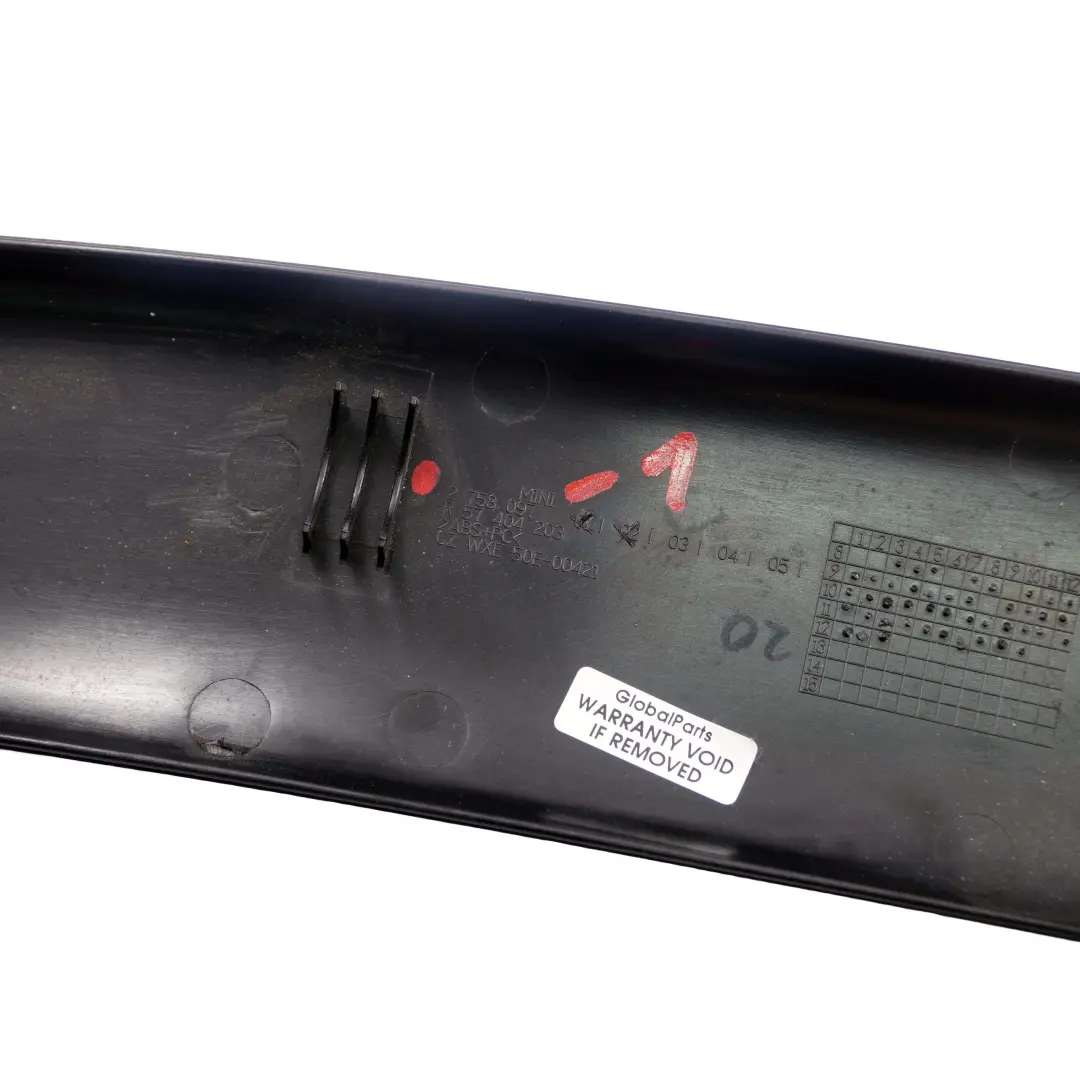 Mini Cabrio R57 Obudowa Osłona Listwa Dachu Dach - SKU 2758097-1 - Numer Części 2758097