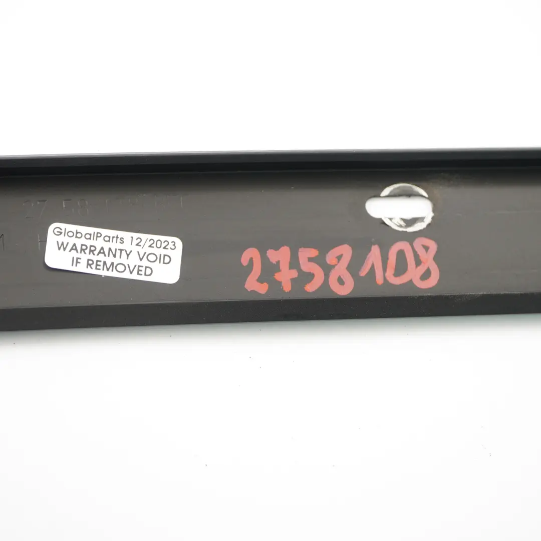 Mini R57 F57 Convertible Folding Top Mounting Rail Seal Middle Right O/S - SKU 2758108 - Part number 2758108