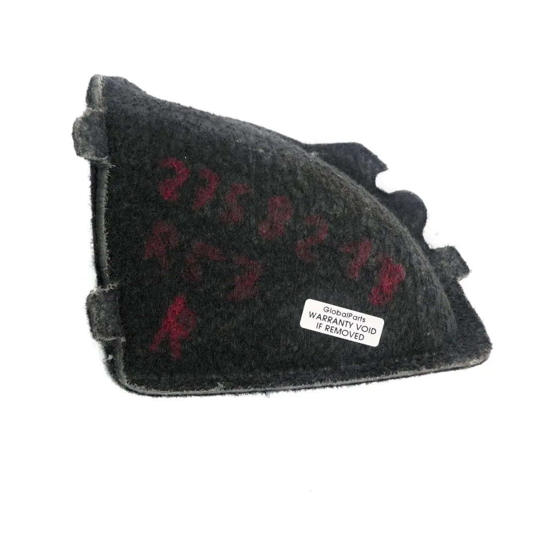 Trunk Trim Panel Cover Right Luggage Compartment para MINI Cooper R57 Cabrio con número de pieza 2758218 MINI Cooper R57 Cabrio Trunk Trim Panel Cover Right Luggage Compartment - SKU 2758218 - Número de pieza 2758218