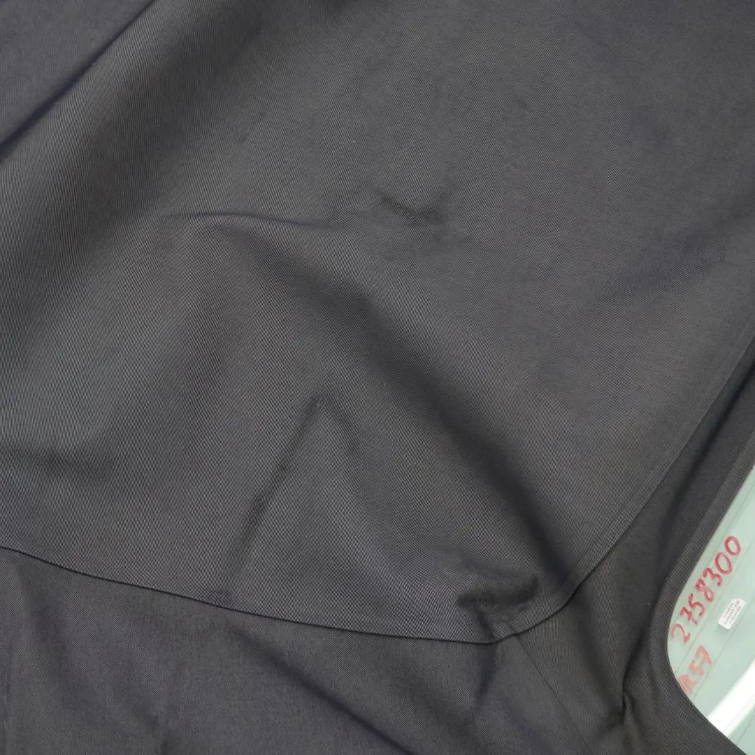 Couverture de toit pliante en tissu Bleu Denim pour Mini R57 Cabrio à propos du numéro de pièce 2758300 Mini R57 Cabrio Couverture de toit pliante en tissu Bleu Denim - SKU 2758300 - Numéro de pièce 2758300