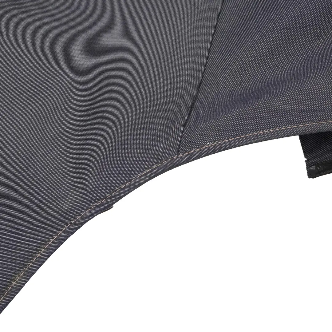 Couverture de toit pliante en tissu Bleu Denim pour Mini R57 Cabrio à propos du numéro de pièce 2758300 Mini R57 Cabrio Couverture de toit pliante en tissu Bleu Denim - SKU 2758300 - Numéro de pièce 2758300