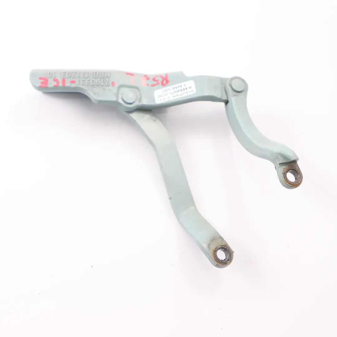 Cerniera portellone posteriore sinistra blu ghiaccio B28 7190331 per Mini Cabrio R57 con numero di parte 2758375 Mini Cabrio R57 Cerniera portellone posteriore sinistra blu ghiaccio B28 7190331 - SKU 2758375-ICE - Numero di parte 2758375