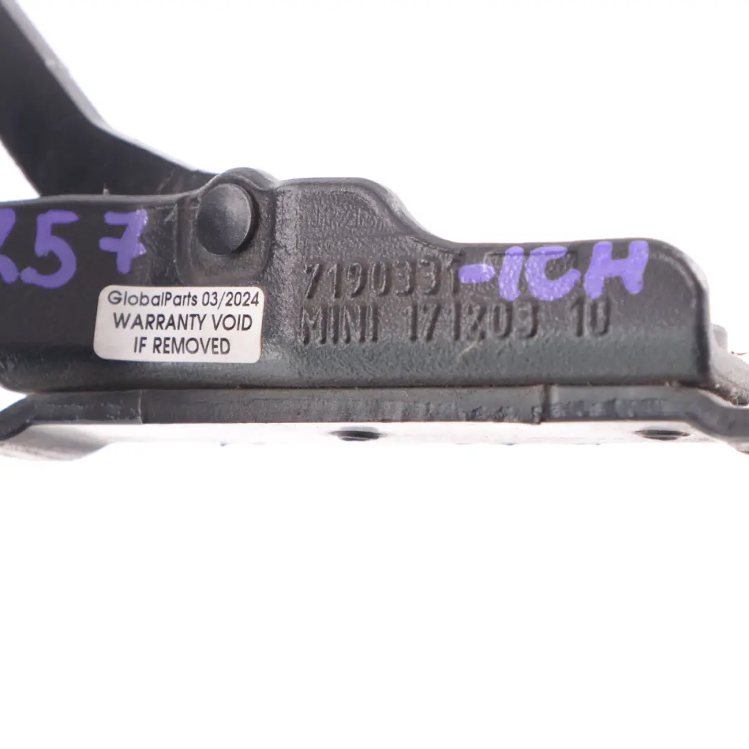 Trunk Lid Hinge Left N/S Iced Chocolate Metallic B49 7190331 to Mini Cabrio R57 with Part number 2758375 Mini Cabrio R57 Trunk Lid Hinge Left N/S Iced Chocolate Metallic B49 7190331 - SKU 2758375-ICH - Part number 2758375
