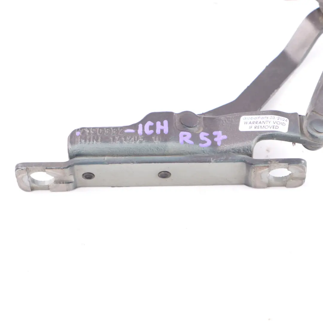 Mini Cabrio R57 Trunk Lid Hinge Right O/S Iced Chocolate Metallic B49 7190332 - SKU 2758376-ICH - Part number 2758376