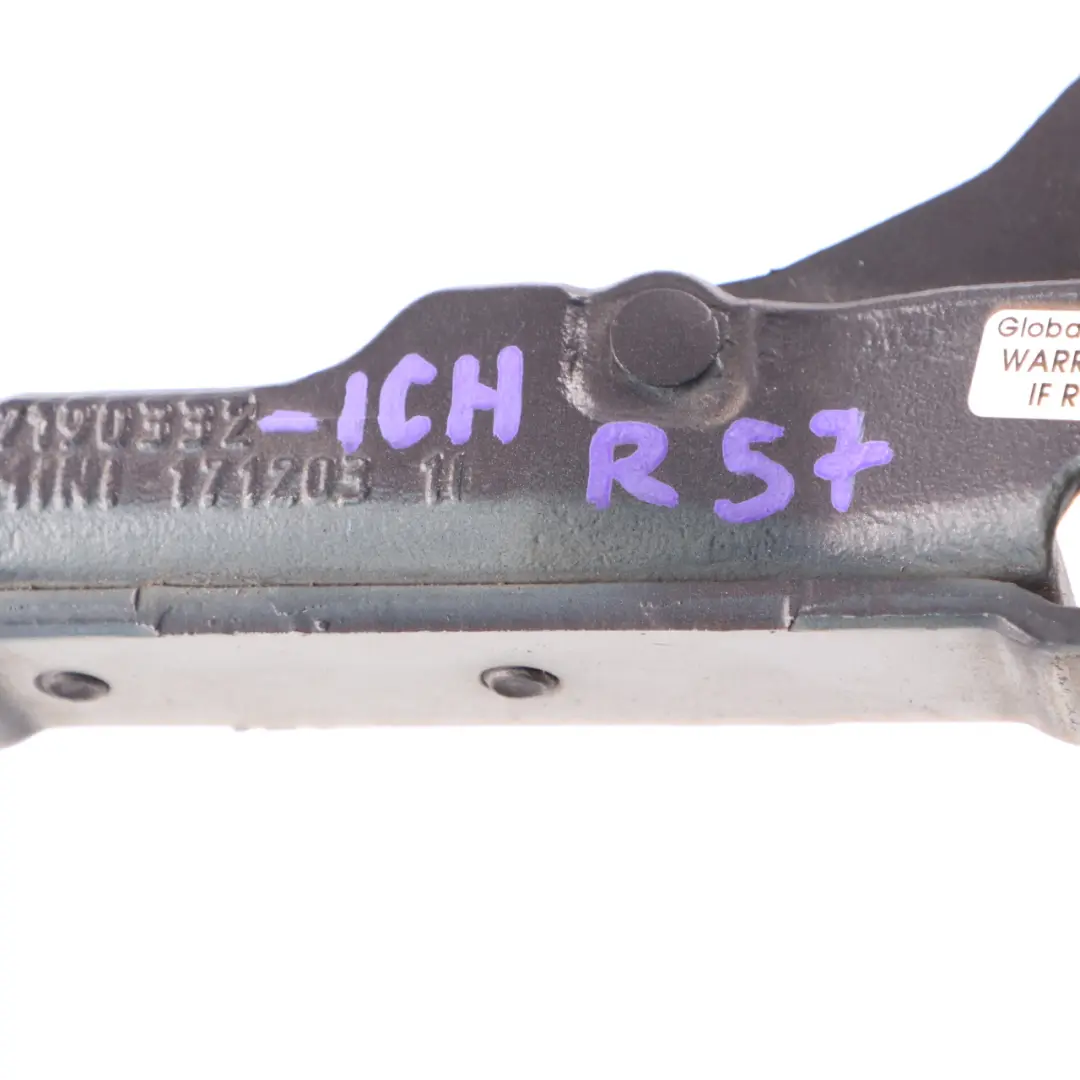 Mini Cabrio R57 Trunk Lid Hinge Right O/S Iced Chocolate Metallic B49 7190332 - SKU 2758376-ICH - Part number 2758376
