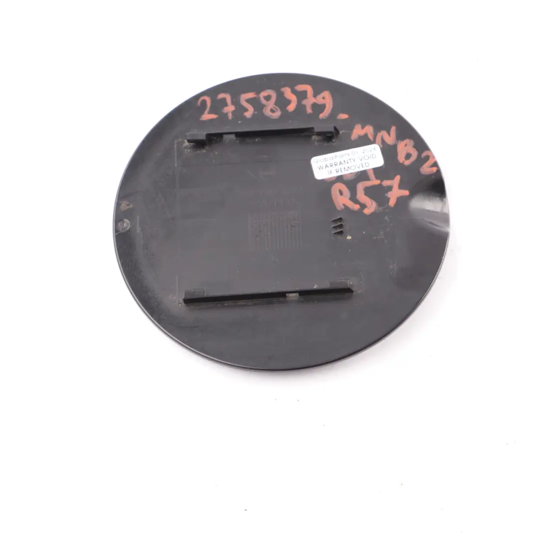 Flap Mini Cooper R57 R58 R59 Filler Cap Cover Midnight Black A94 7190622 to Fuel with Part number 2758379 Fuel Flap Mini Cooper R57 R58 R59 Filler Cap Cover Midnight Black A94 7190622 - SKU 2758379-MNB2 - Part number 2758379