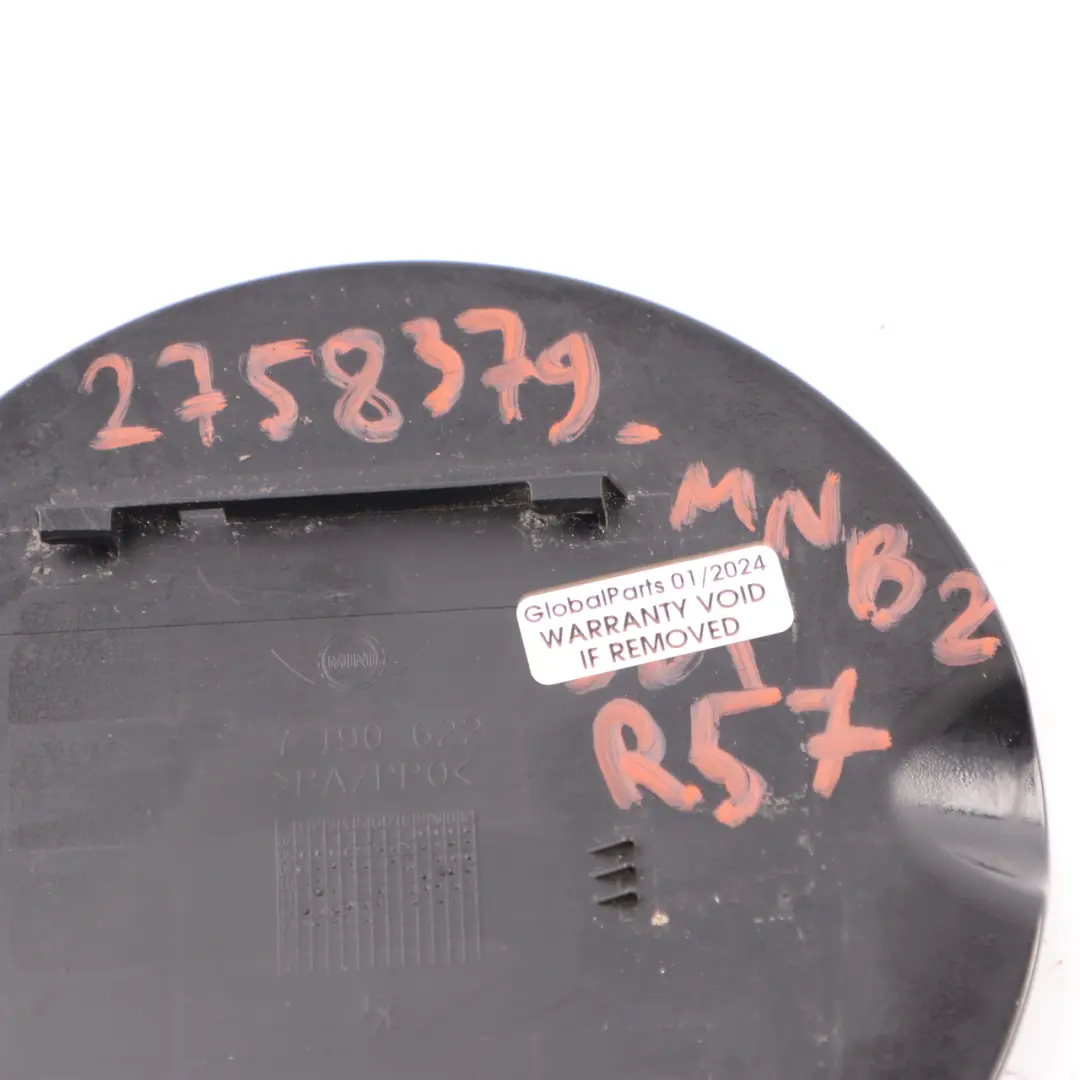 Flap Mini Cooper R57 R58 R59 Filler Cap Cover Midnight Black A94 7190622 to Fuel with Part number 2758379 Fuel Flap Mini Cooper R57 R58 R59 Filler Cap Cover Midnight Black A94 7190622 - SKU 2758379-MNB2 - Part number 2758379