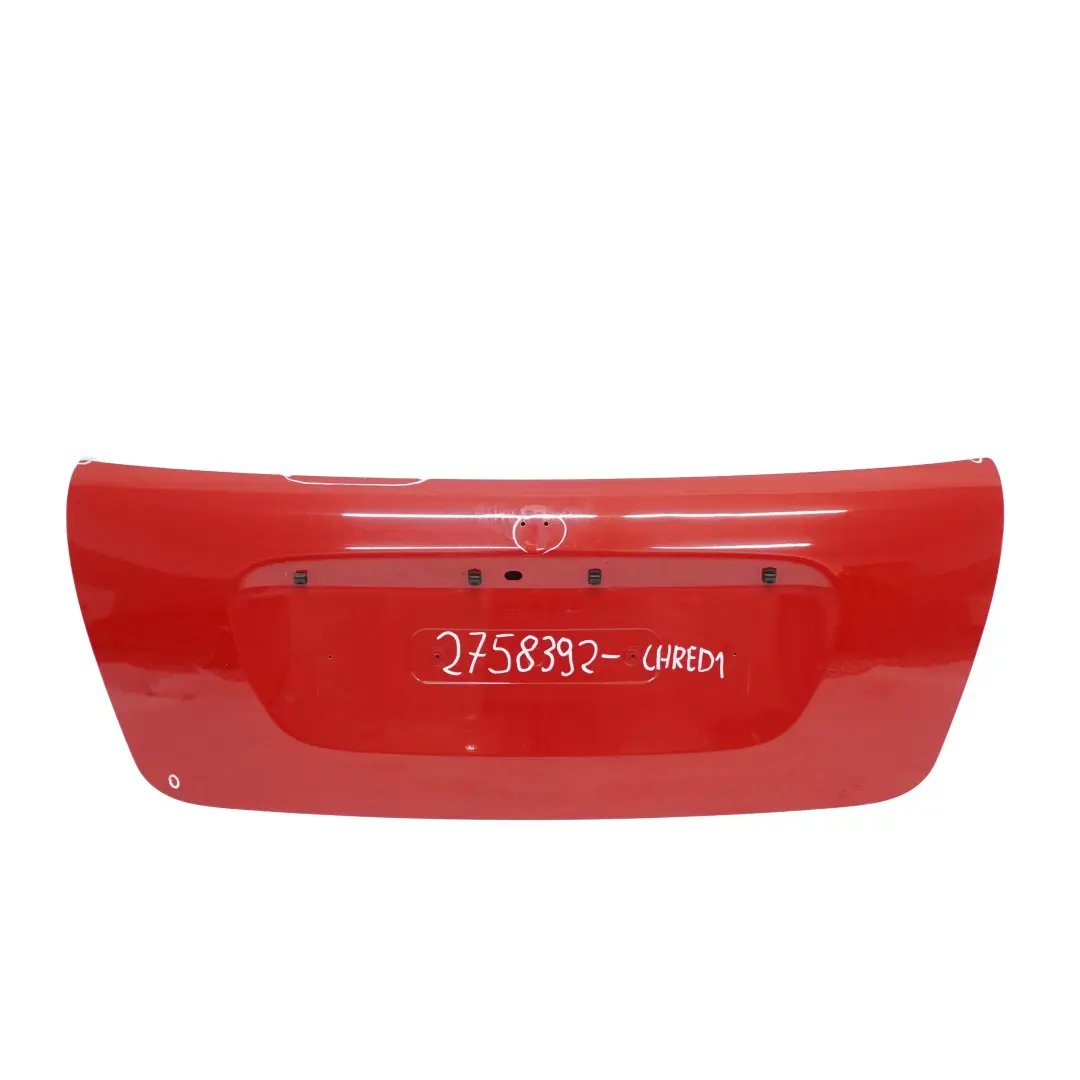 Boot Trunk Lid Tailgate Chili Red - 851 to Mini Cooper Cabrio R57 with Part number 2758392 Mini Cooper Cabrio R57 Boot Trunk Lid Tailgate Chili Red - 851 - SKU 2758392-CHRED1 - Part number 2758392