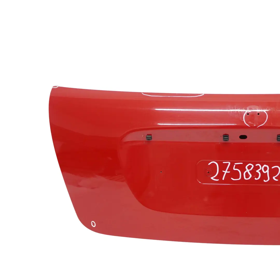 Heckklappe Kofferraumdeckel Chili Red Rot - 851 für Mini Cooper One R57 Cabrio mit Teilenummer 2758392 Mini Cooper One R57 Cabrio Heckklappe Kofferraumdeckel Chili Red Rot - 851 - SKU 2758392-CHRED1 - Teilenummer 2758392
