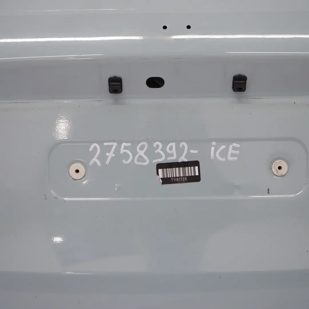 Trunk Lid Tailgate Boot Lid Ice Blue - B28 to Mini Cabrio R57 with Part number 2758392 Mini Cabrio R57 Trunk Lid Tailgate Boot Lid Ice Blue - B28 - SKU 2758392-ICE - Part number 2758392