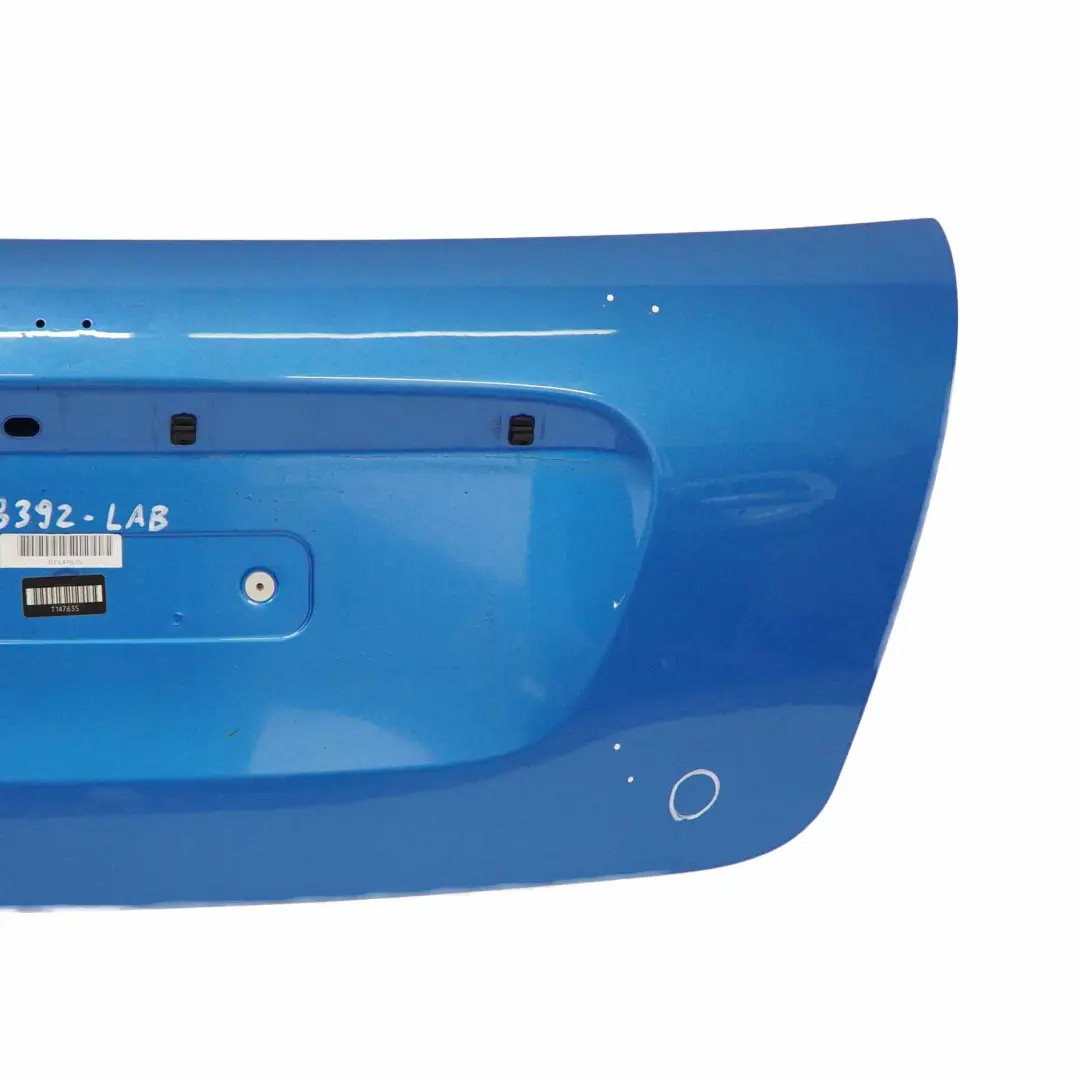 Kofferraumklappe Mini R57 Cabrio Heckklappenblende Laser Blue Metallic - A59 für mit Teilenummer 2758392 Kofferraumklappe Mini R57 Cabrio Heckklappenblende Laser Blue Metallic - A59 - SKU 2758392-LAB1 - Teilenummer 2758392