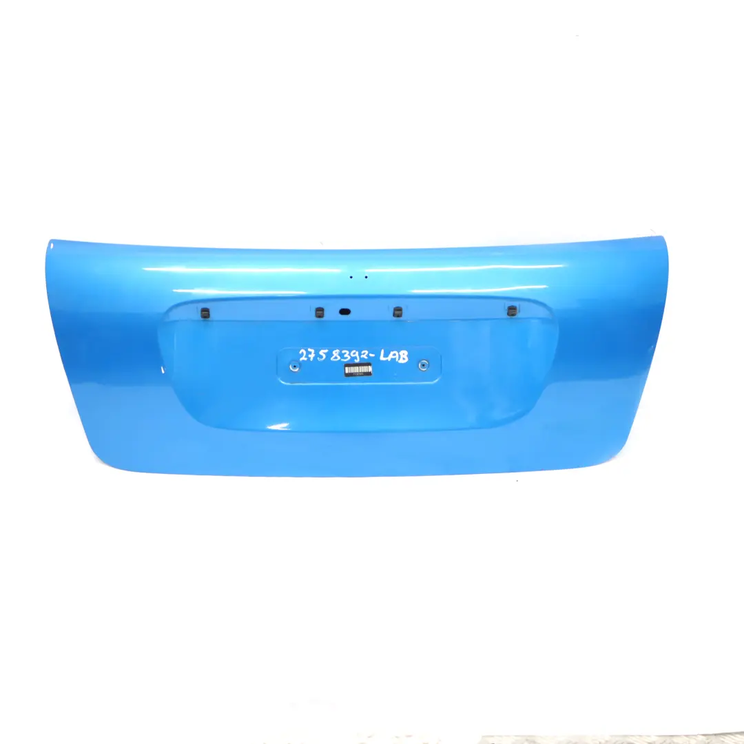 Panneau de hayon de coffre Mini R57 Cabrio Bleu Laser Métallisé - A59 pour à propos du numéro de pièce 2758392 Panneau de hayon de coffre Mini R57 Cabrio Bleu Laser Métallisé - A59 - SKU 2758392-LAB - Numéro de pièce 2758392