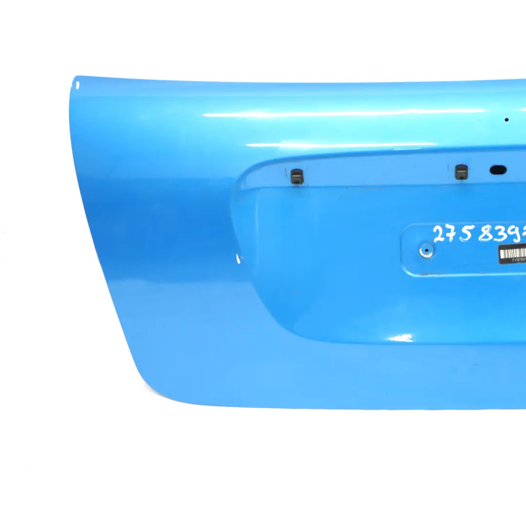 Klapa Bagażnika Tylna Laser Blue Niebieski Metalik - A59 do Mini R57 Cabrio o numerze 2758392 Mini R57 Cabrio Klapa Bagażnika Tylna Laser Blue Niebieski Metalik - A59 - SKU 2758392-LAB - Numer Części 2758392