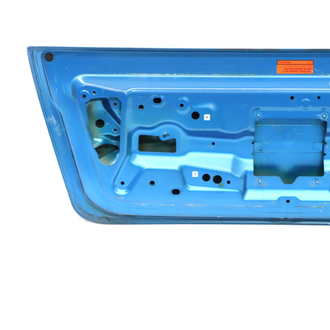 Tapa maletero Cabrio Tailgate Panel Laser Blue Metallic - A59 para Mini R57 con número de pieza 2758392 Mini R57 Tapa maletero Cabrio Tailgate Panel Laser Blue Metallic - A59 - SKU 2758392-LAB - Número de pieza 2758392