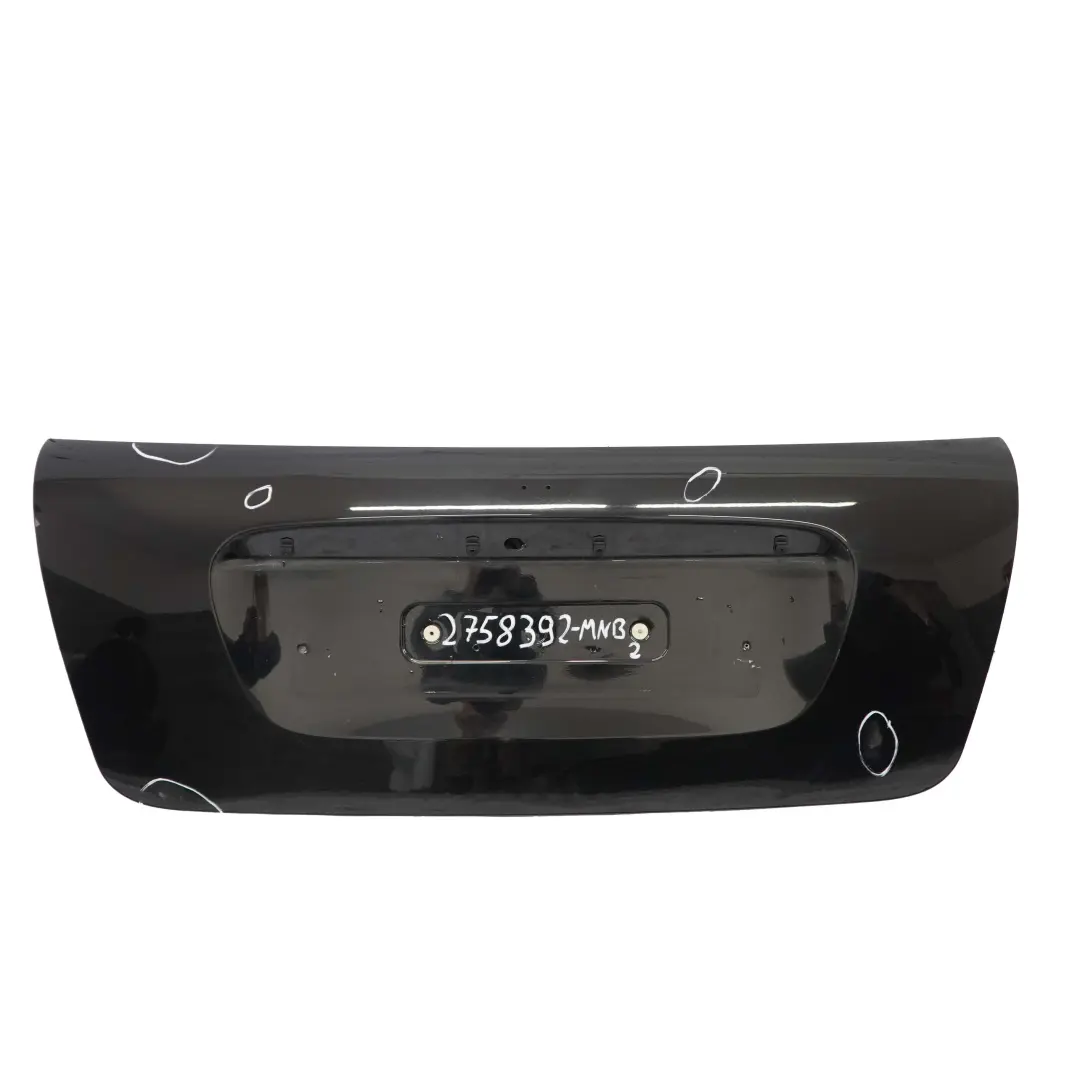 Mini Cabrio R57 Trunk Lid Tailgate Boot Lid Midnight Black Metallic - A94 - SKU 2758392-MNB2 - Part number 2758392