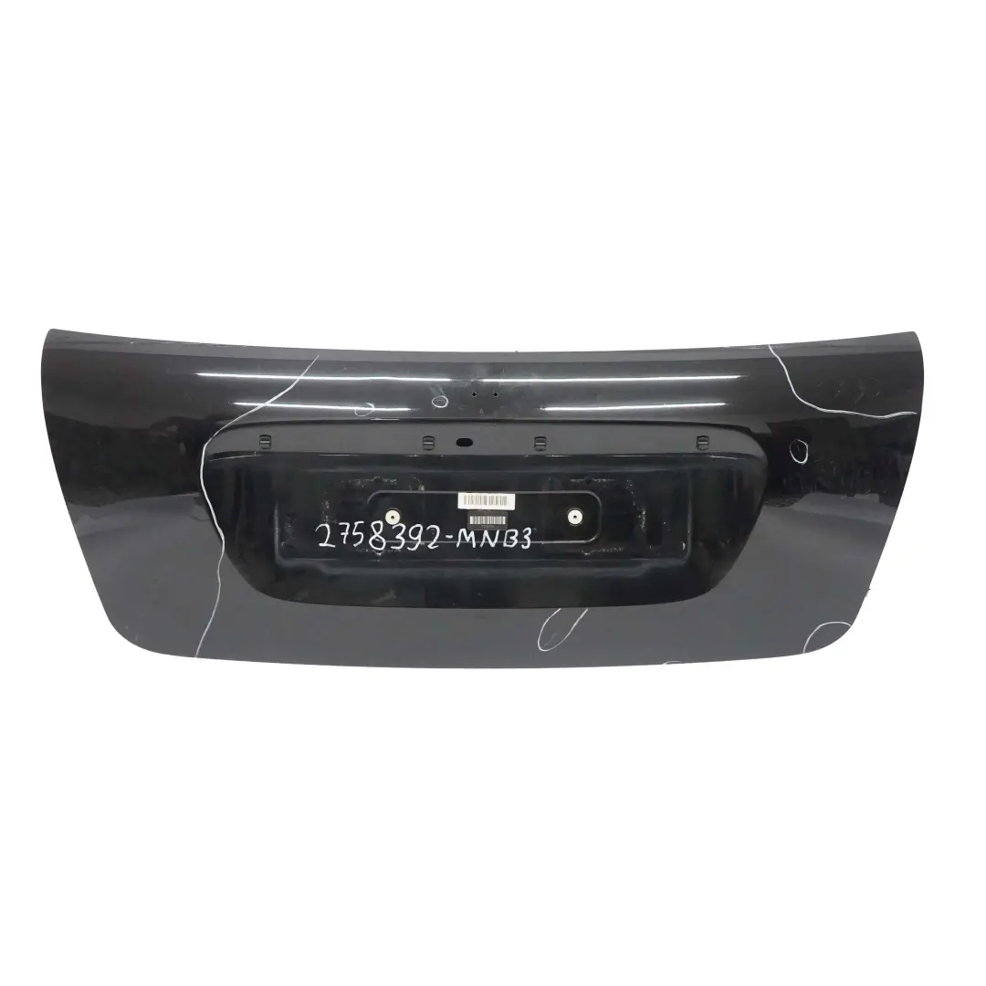 Mini Cabrio R57 Trunk Lid Tailgate Boot Lid Midnight Black Metallic - A94 - SKU 2758392-MNB3 - Part number 2758392