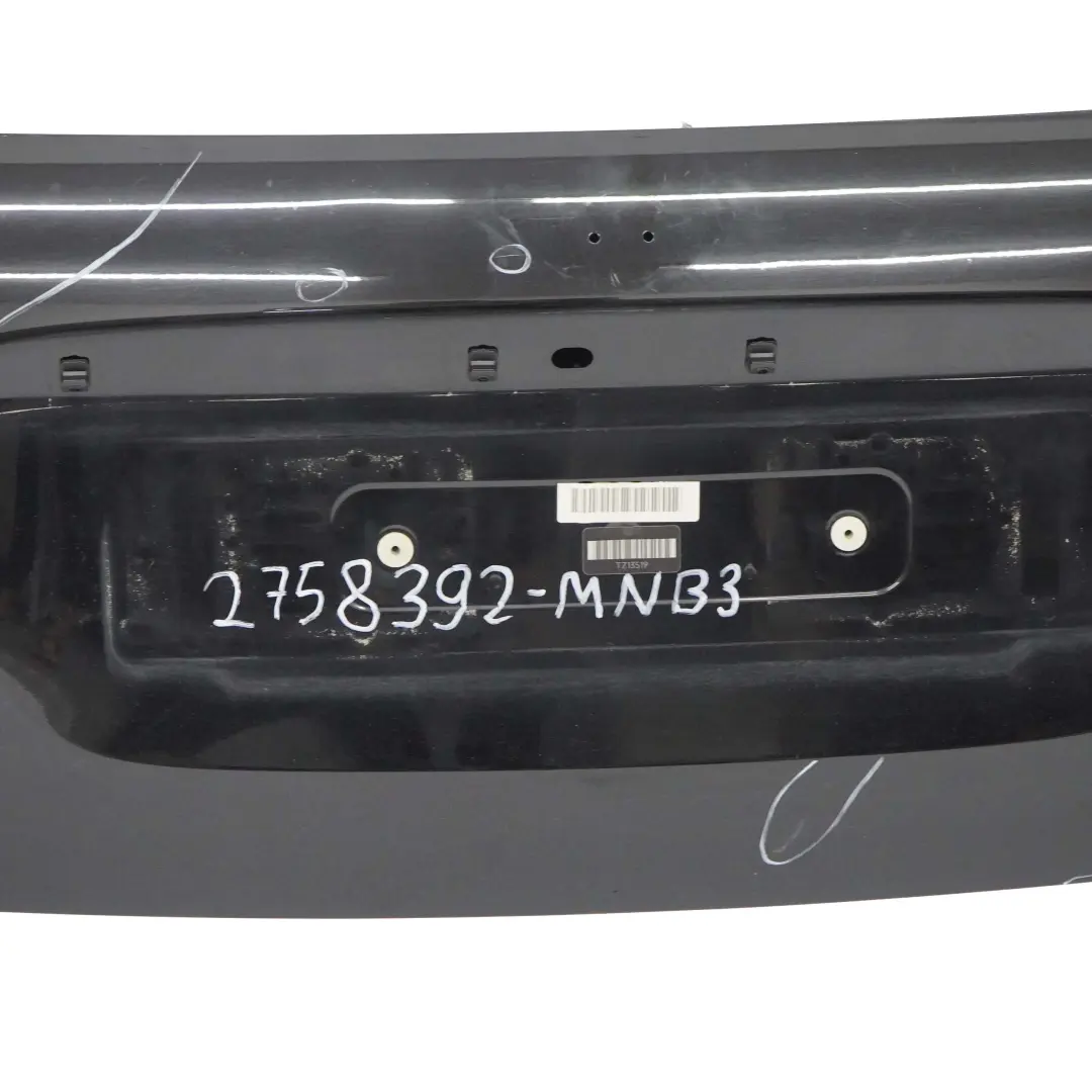 Mini Cabrio R57 Trunk Lid Tailgate Boot Lid Midnight Black Metallic - A94 - SKU 2758392-MNB3 - Part number 2758392