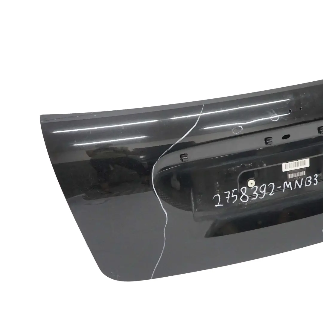 Mini Cabrio R57 Trunk Lid Tailgate Boot Lid Midnight Black Metallic - A94 - SKU 2758392-MNB3 - Part number 2758392