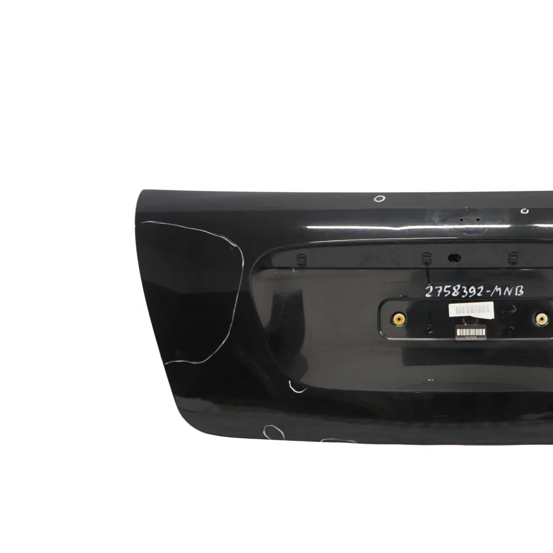 Heckklappe Kofferraumdeckel Midnight Black A94 für Mini Cooper One R57 Cabrio mit Teilenummer 2758392 Mini Cooper One R57 Cabrio Heckklappe Kofferraumdeckel Midnight Black A94 - SKU 2758392-MNB - Teilenummer 2758392