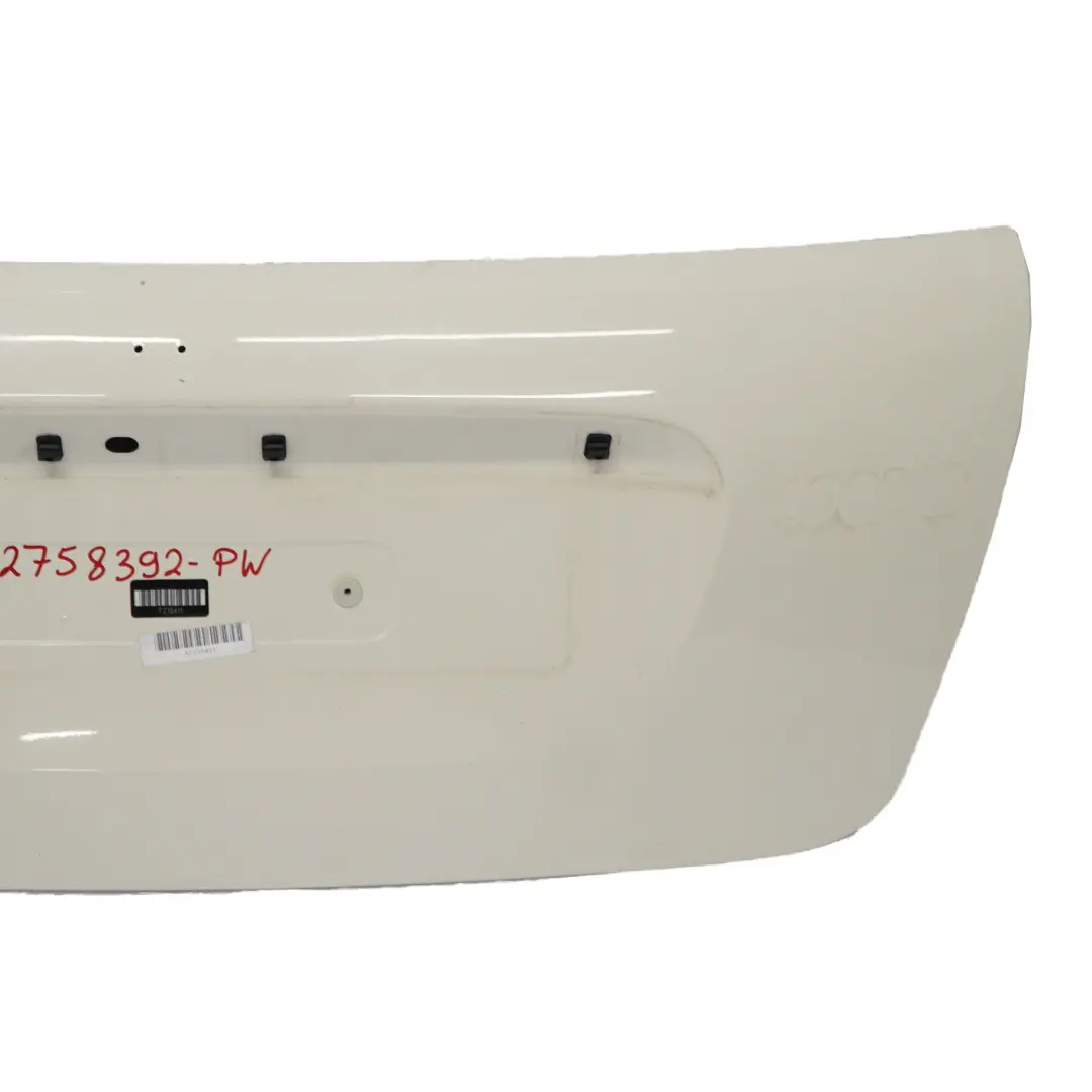 Trunk Lid Tailgate Boot Lid Pepper White - 850 to Mini Cabrio Convertible R57 with Part number 2758392 Mini Cabrio Convertible R57 Trunk Lid Tailgate Boot Lid Pepper White - 850 - SKU 2758392-PW - Part number 2758392